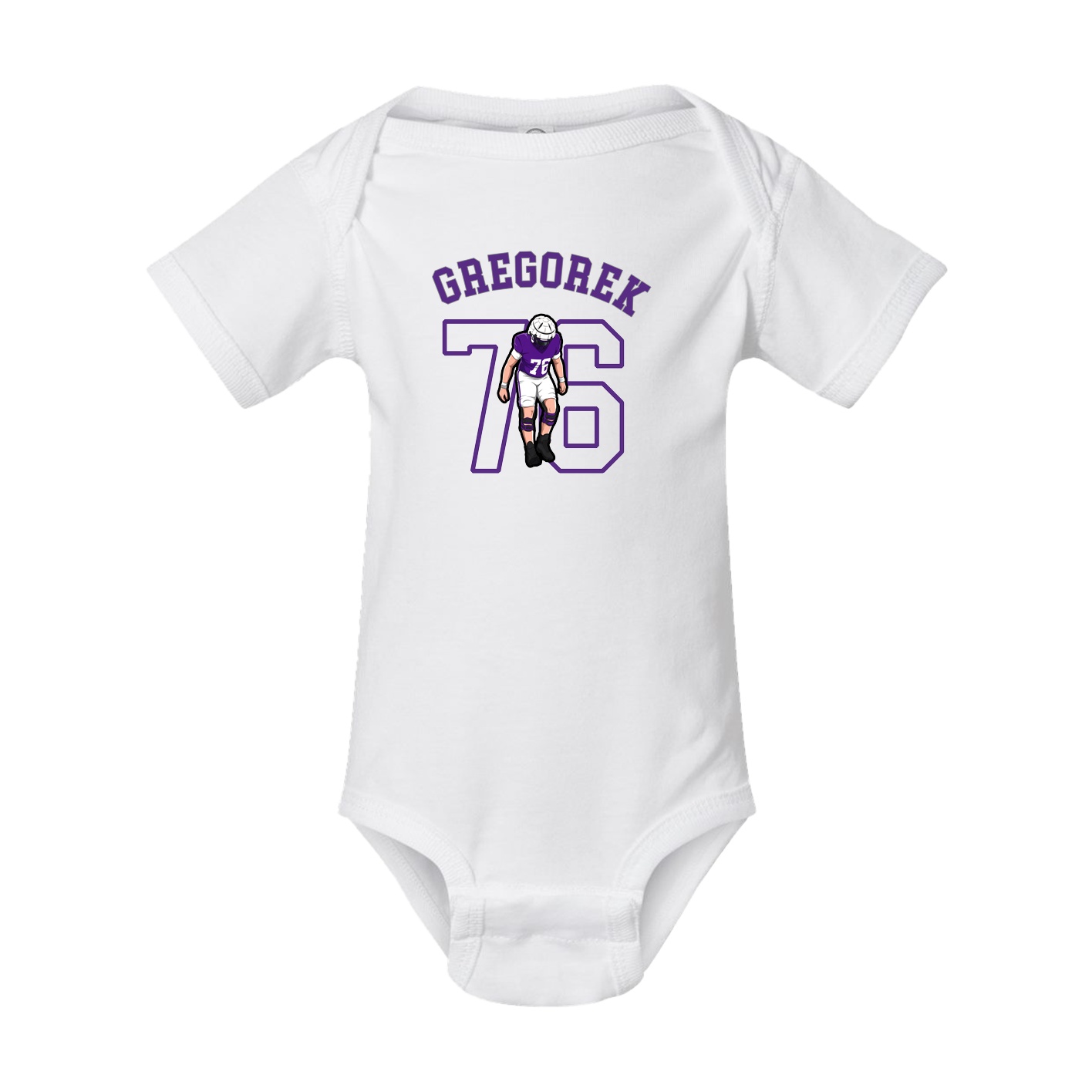 Baby Onesie — Shirsey Arch in White