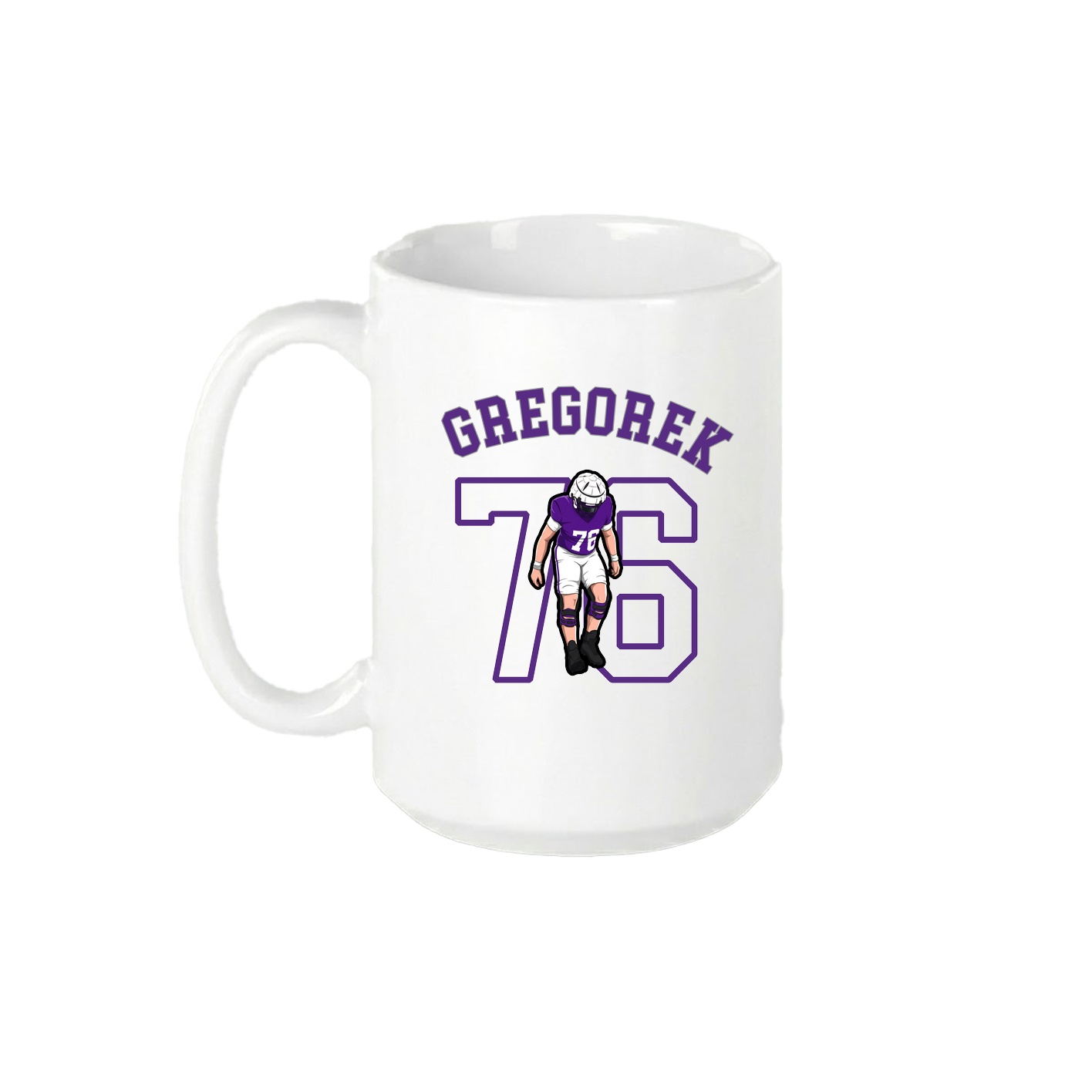 15oz Coffee Mug — Shirsey Arch in White