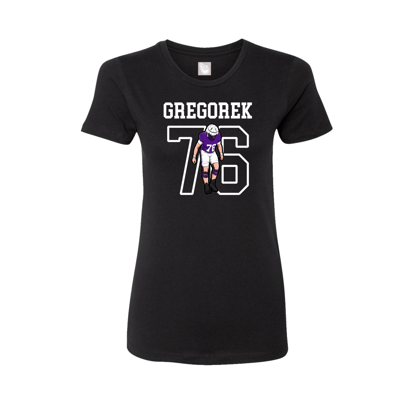 Fitted Women's Tee — Shirsey in Black