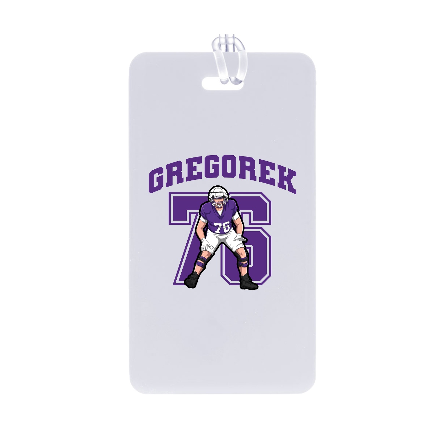 Bag Tag — Number in Classic