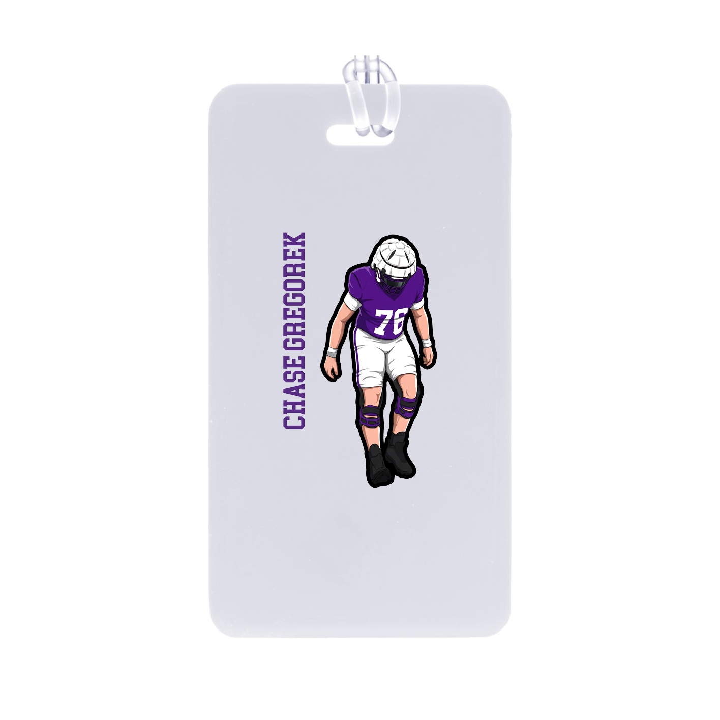 Bag Tag — Name Vertical in Classic