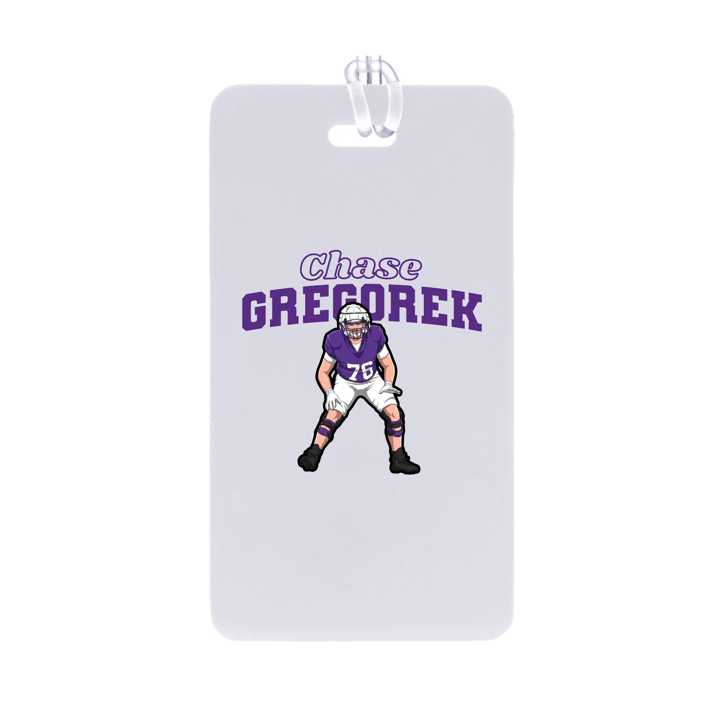 Bag Tag — Name Arch in Classic