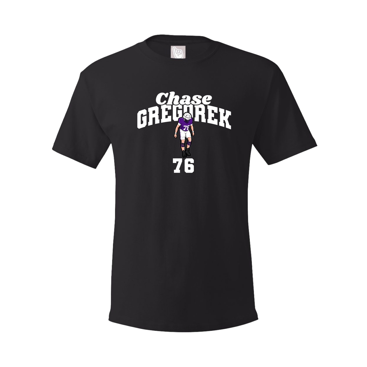 Youth Tee — Signature Arch in Black