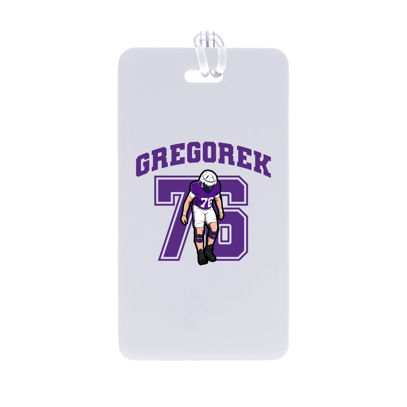 Bag Tag — Number in Classic