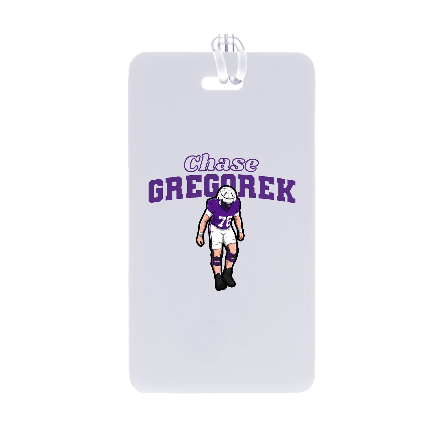 Bag Tag — Name Arch in Classic
