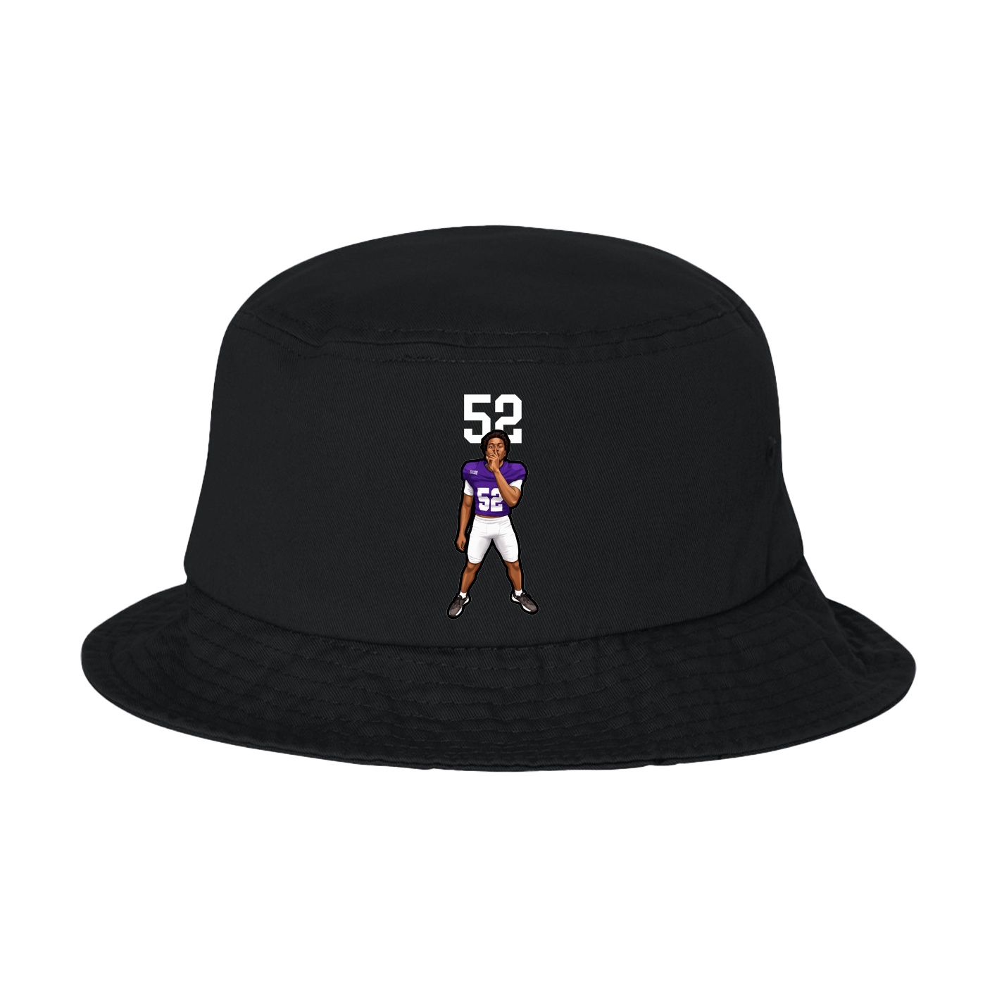 Bucket Cap — Number Top in Black