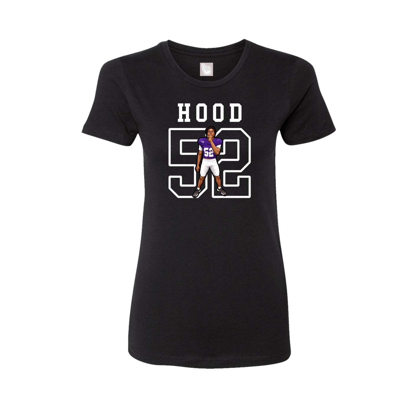 Fitted Women's Tee — Shirsey in Black
