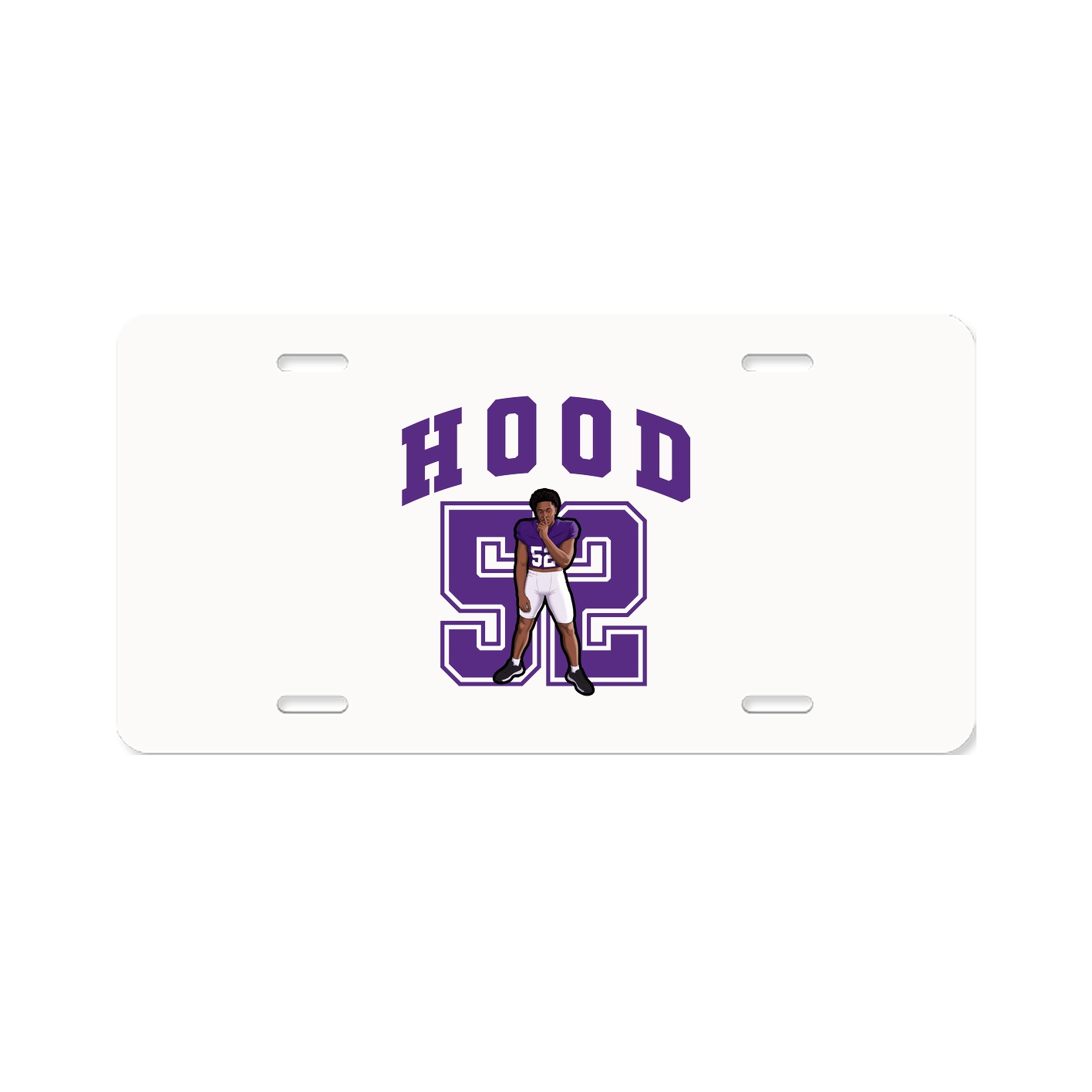 License Plate — Number in Classic