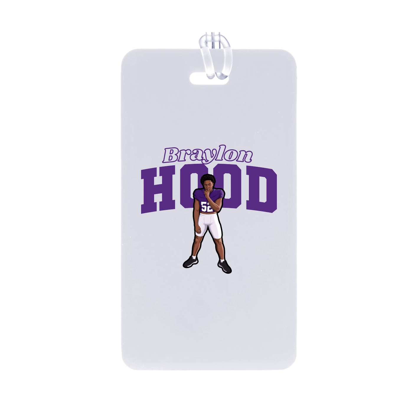 Bag Tag — Name Arch in Classic