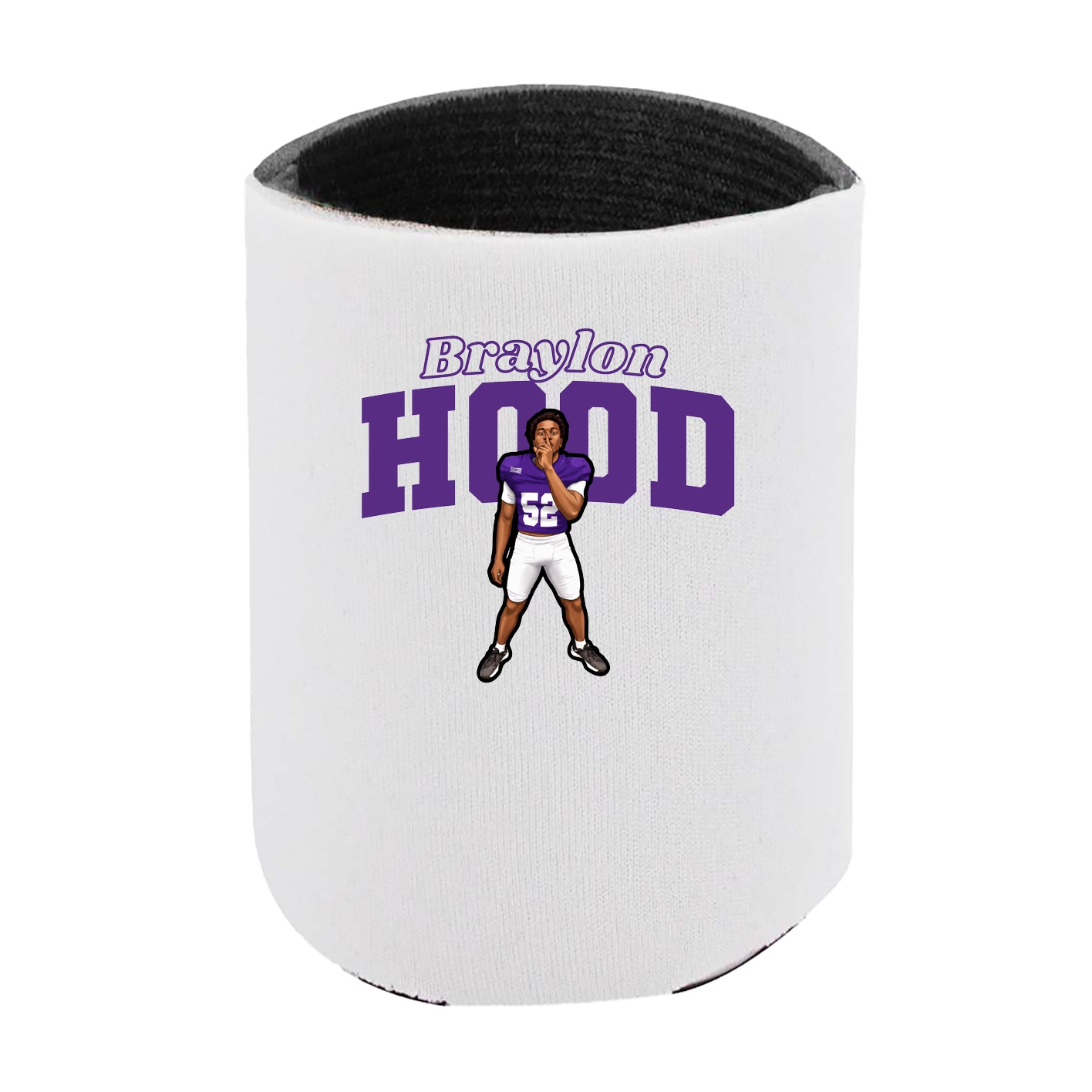 Can Holder — Name Arch in White