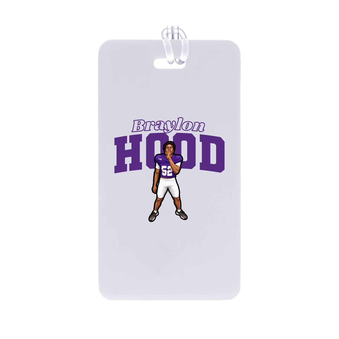 Bag Tag — Name Arch in Classic