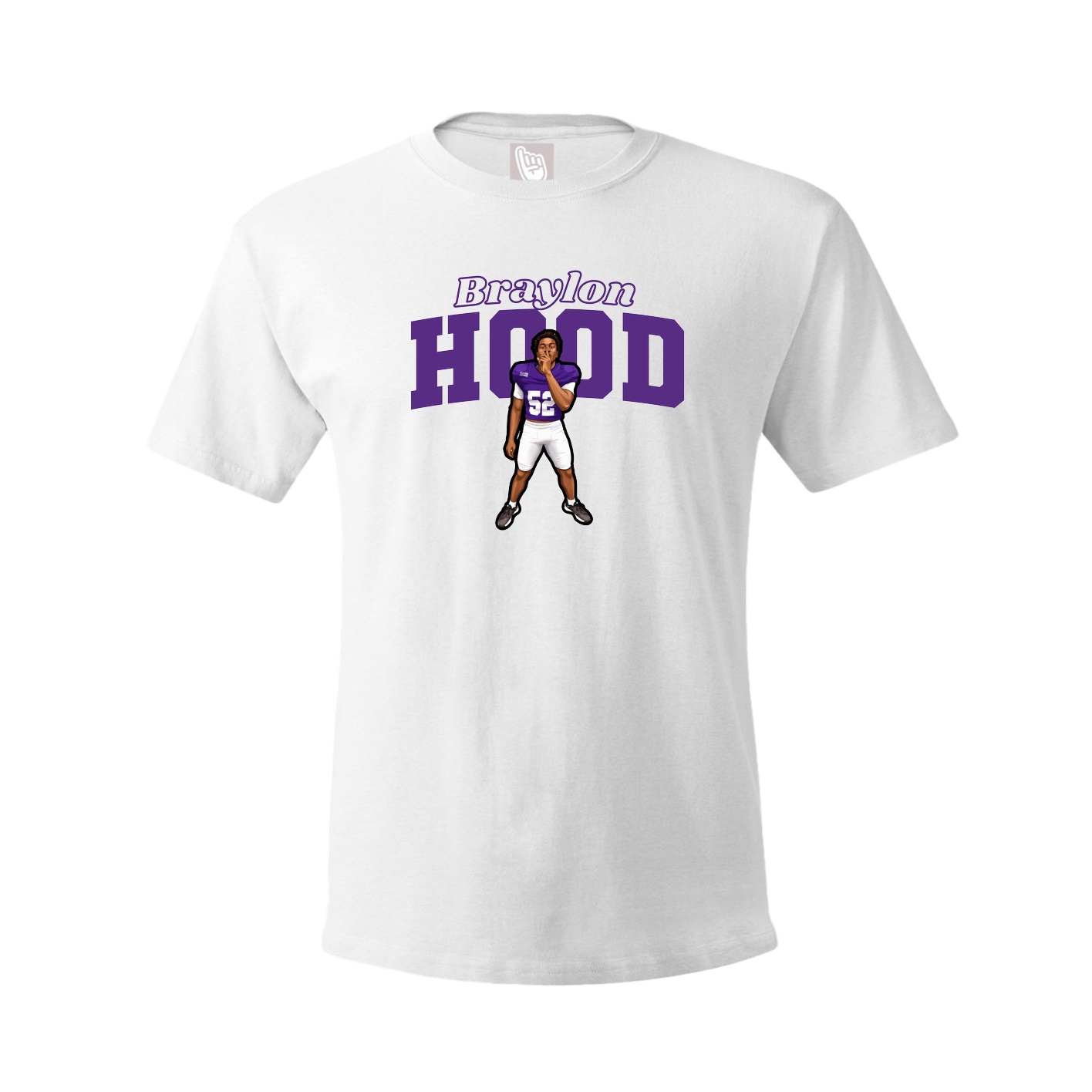 Tee — Name Arch in White