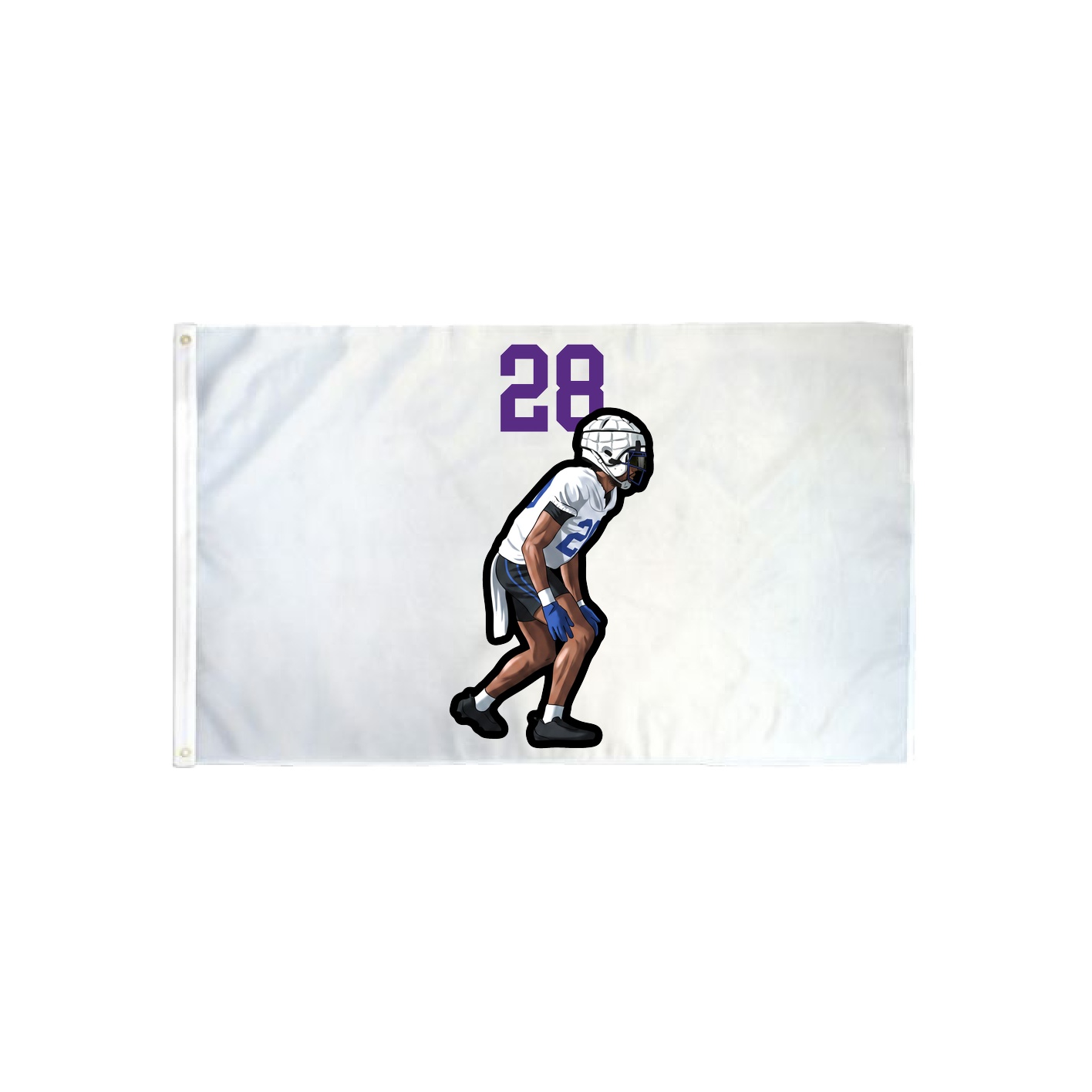 3x5 Flag — Number Top in Classic