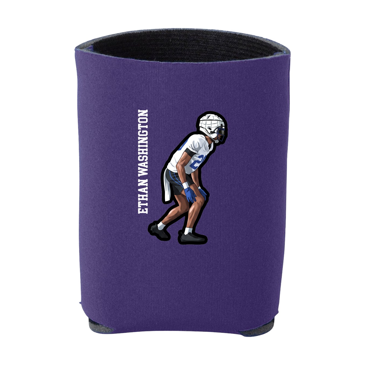 Can Holder — Name Vertical in Purple