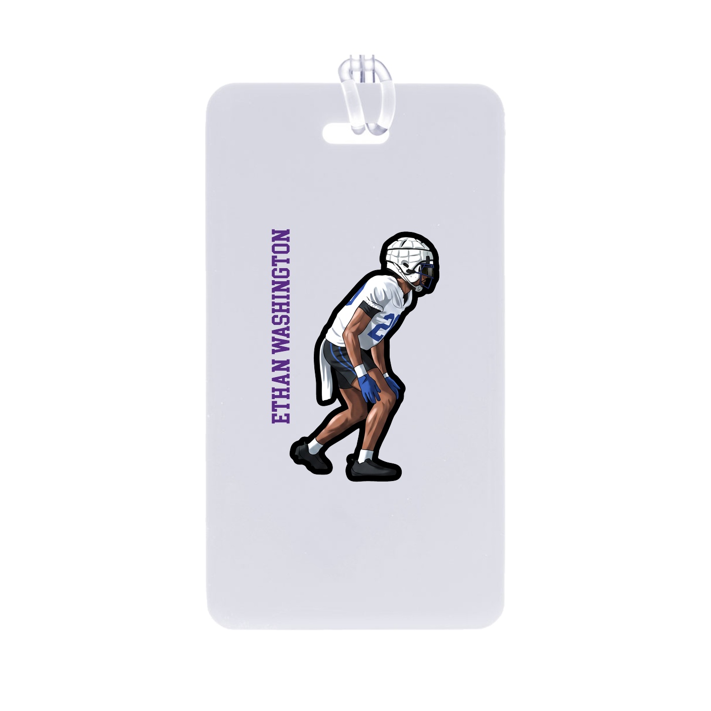 Bag Tag — Name Vertical in Classic