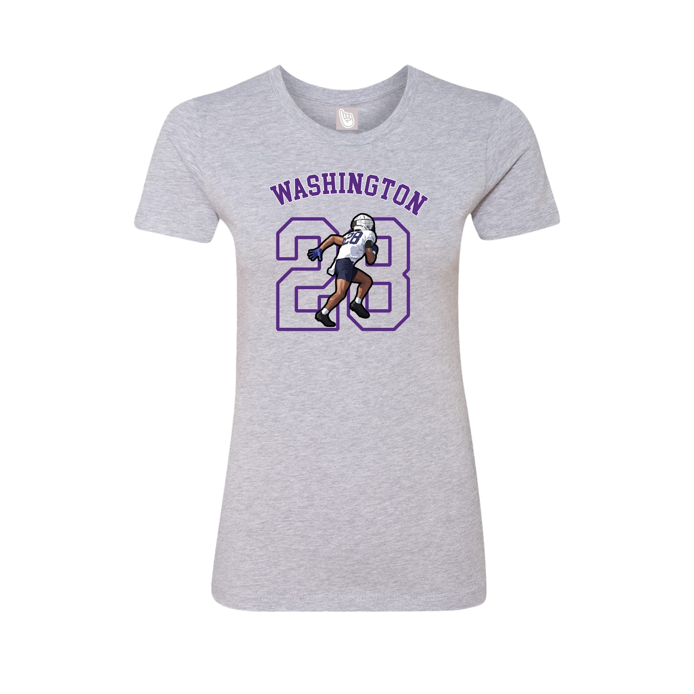 Fitted Women's Tee — Shirsey Arch in Grey