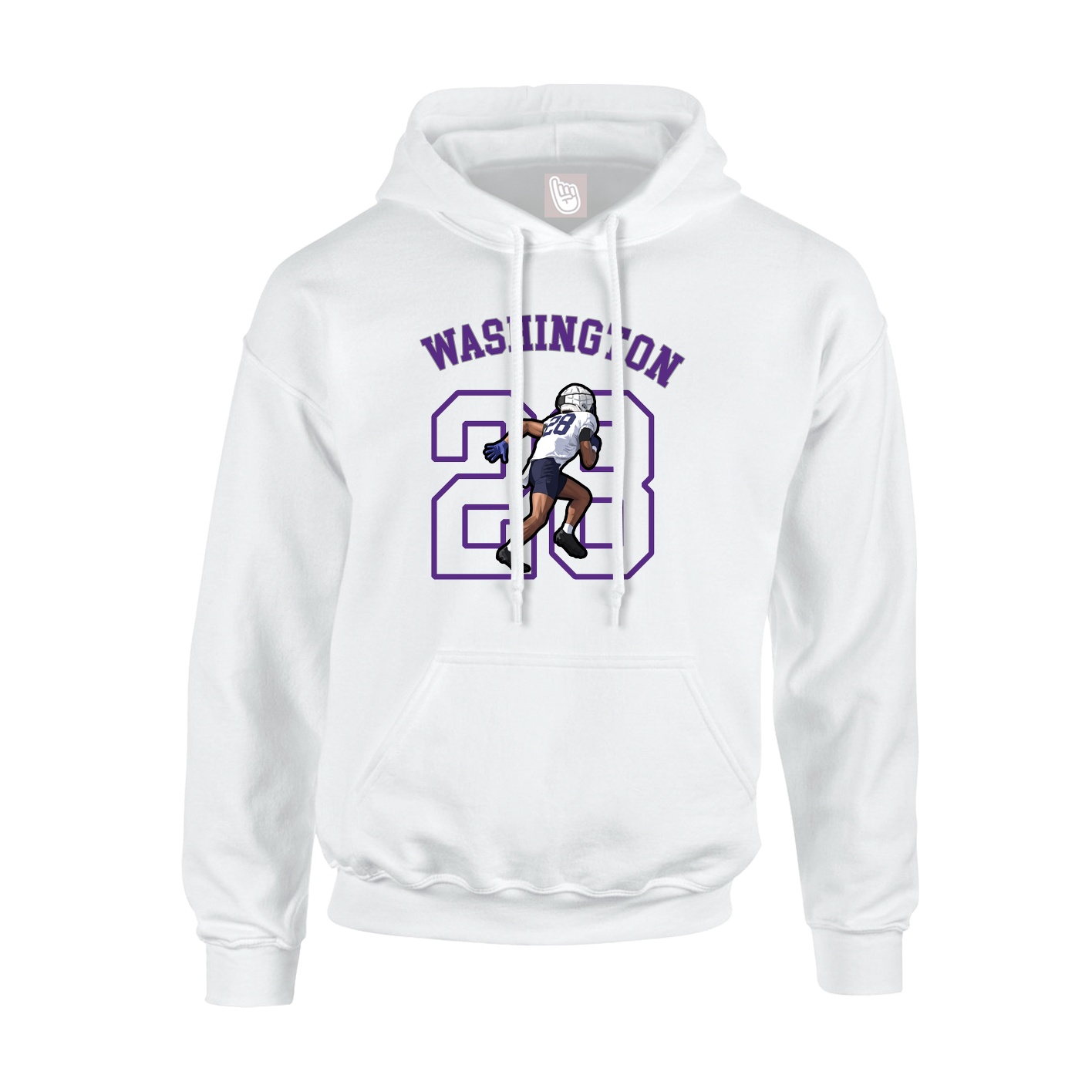 Youth Hoodie — Shirsey Arch in White