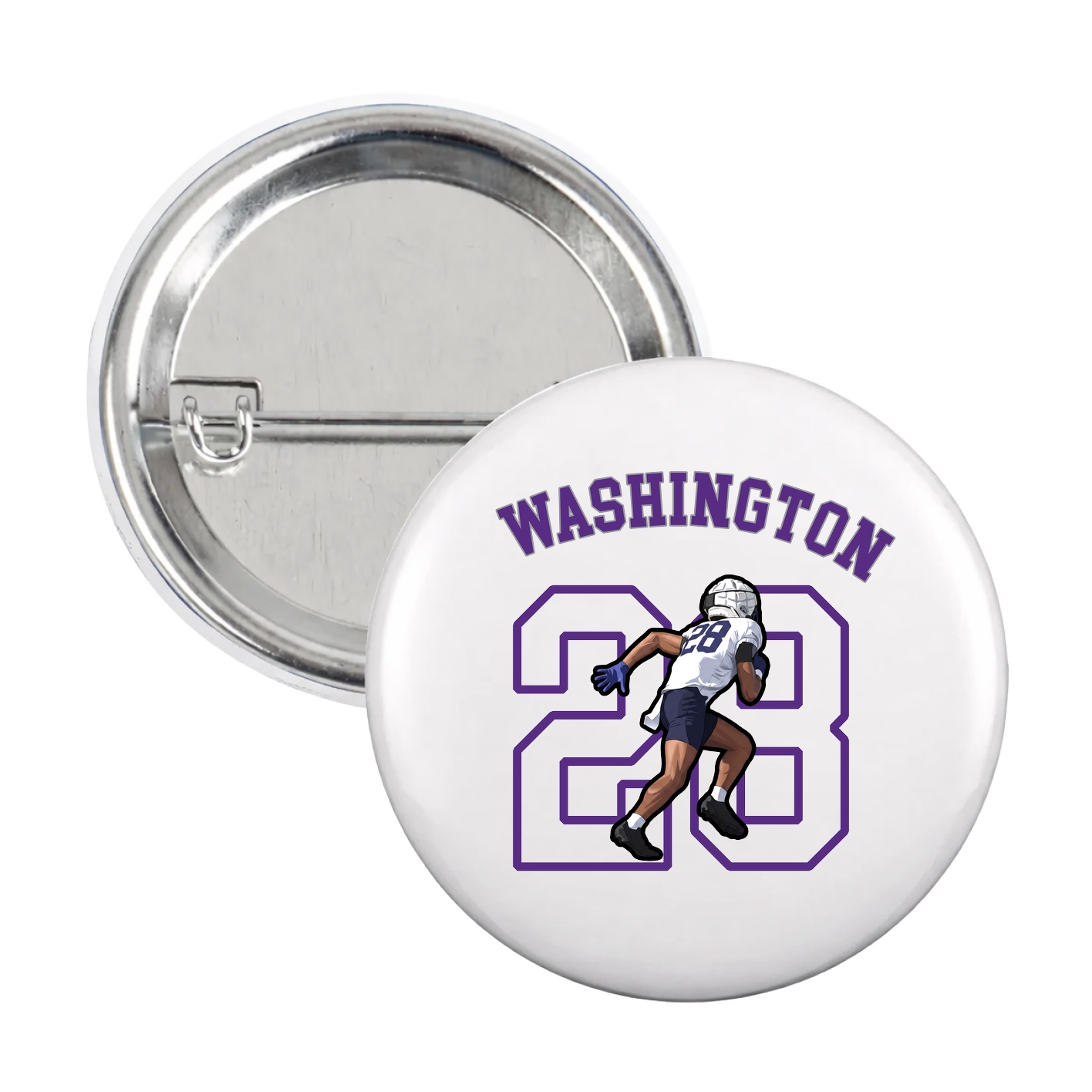 Game Day Button — Shirsey Arch in White