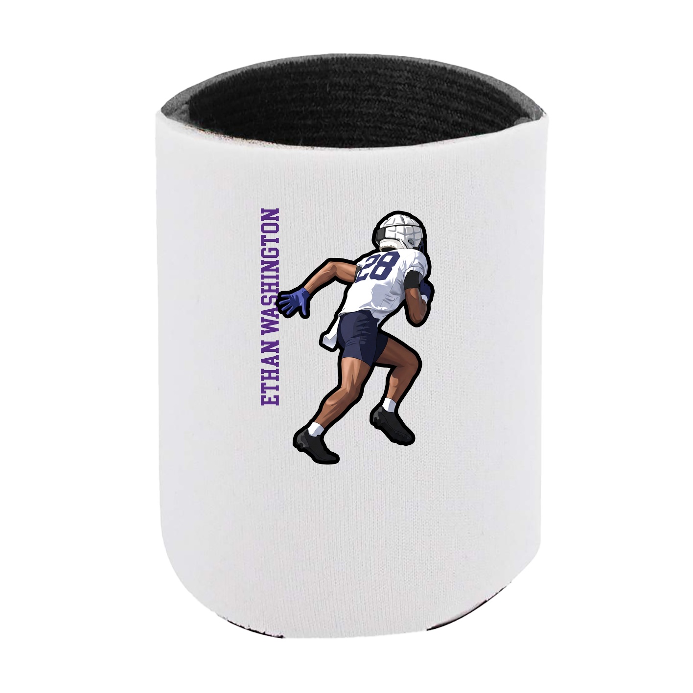 Can Holder — Name Vertical in White