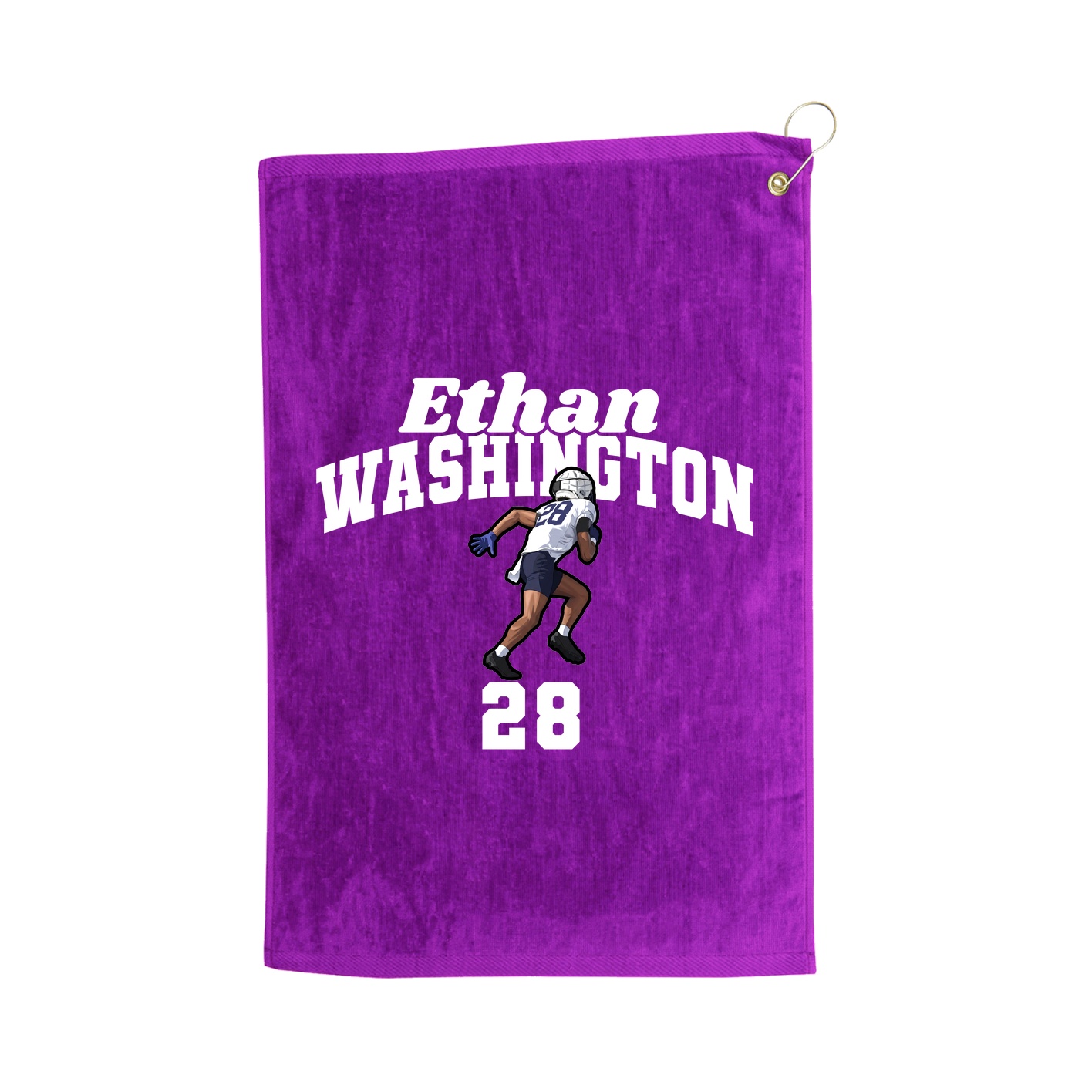 Golf Towel — Signature Arch in Purple