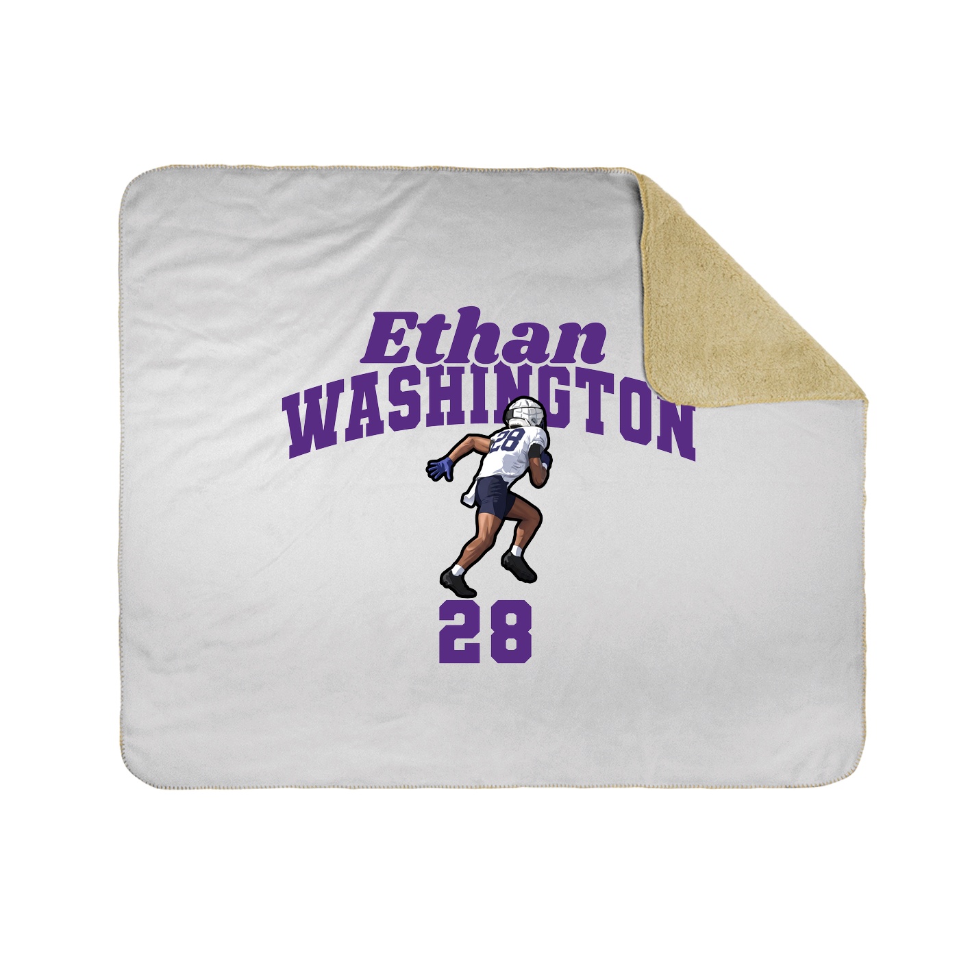 Throw Blanket — Signature Arch in White