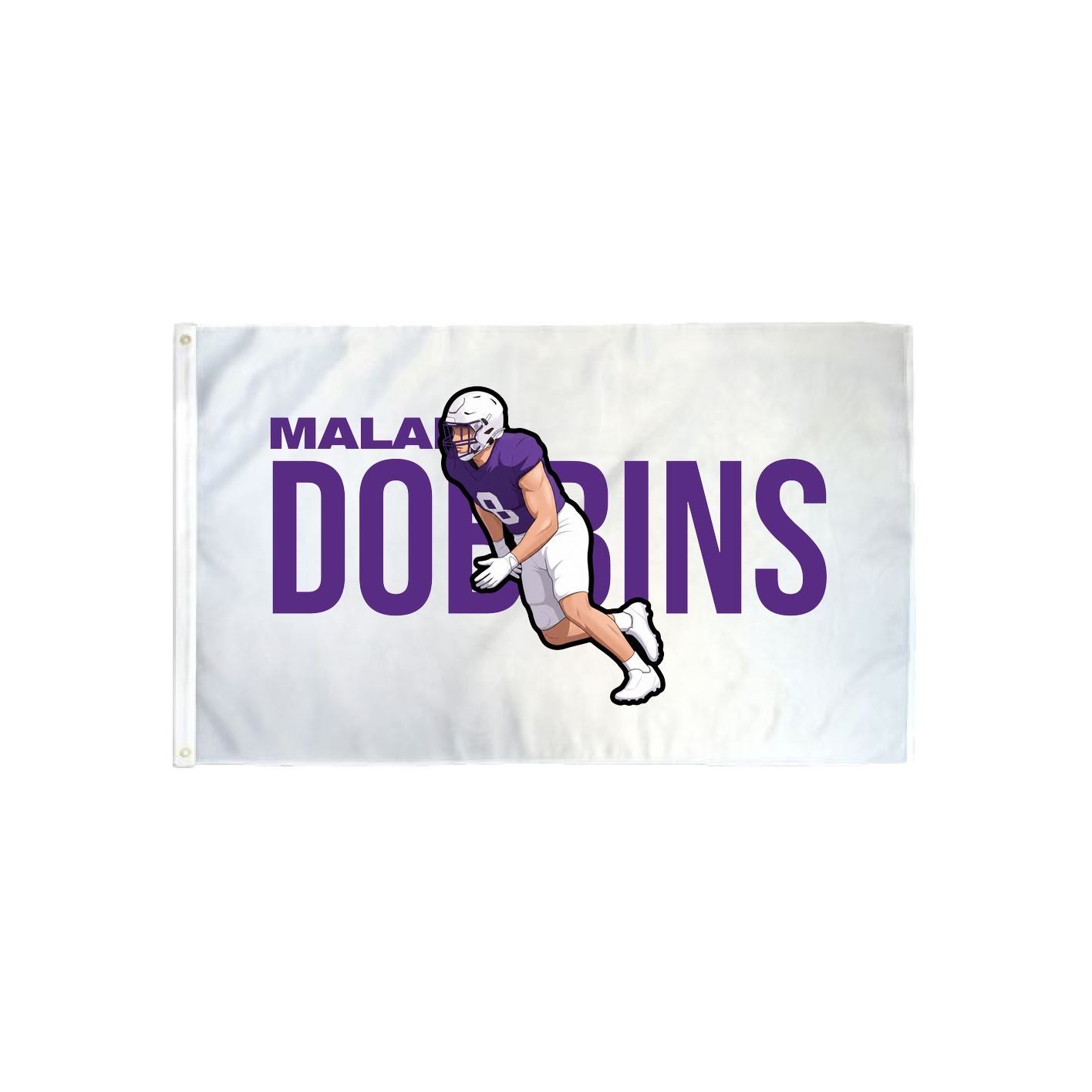 3x5 Flag — Player Name in Classic