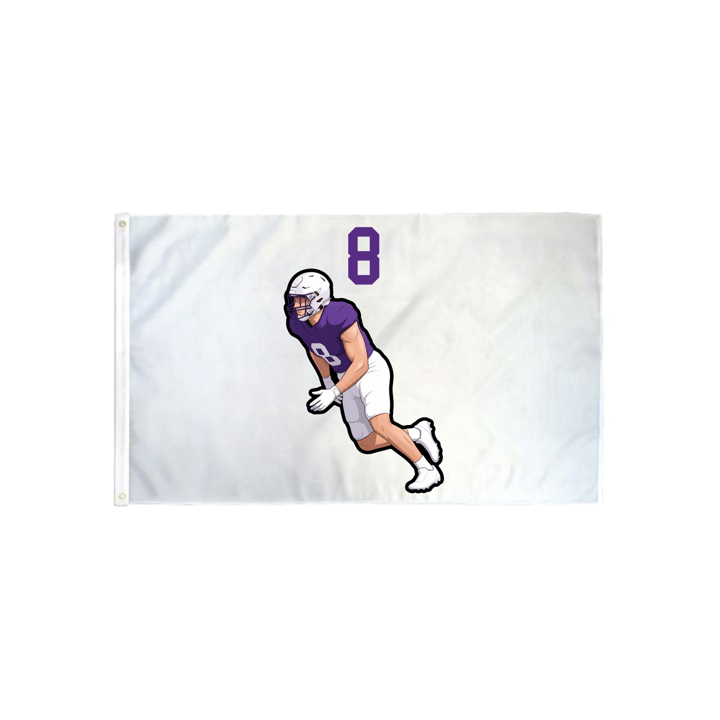 3x5 Flag — Number Top in Classic