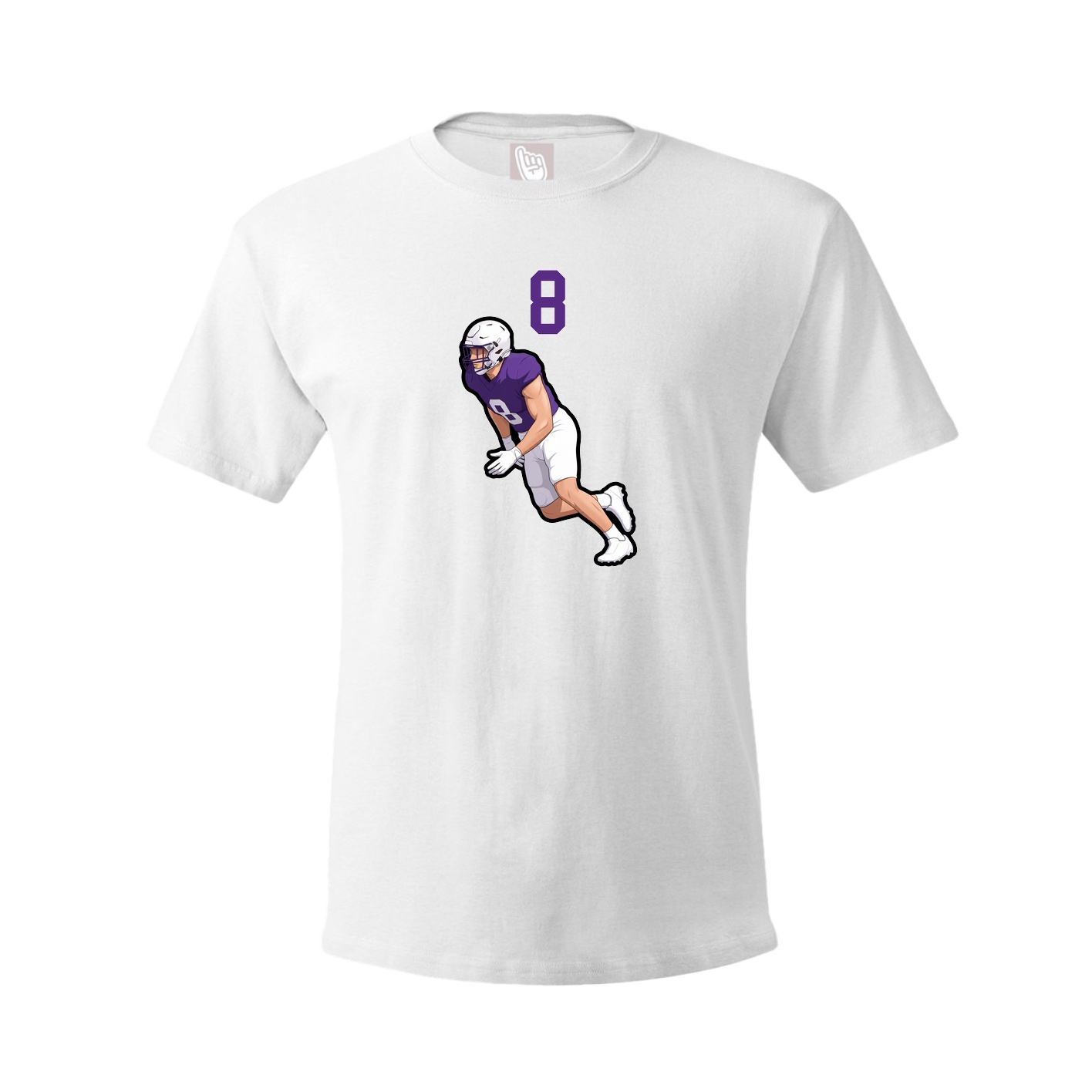 Tee — Number Top in White