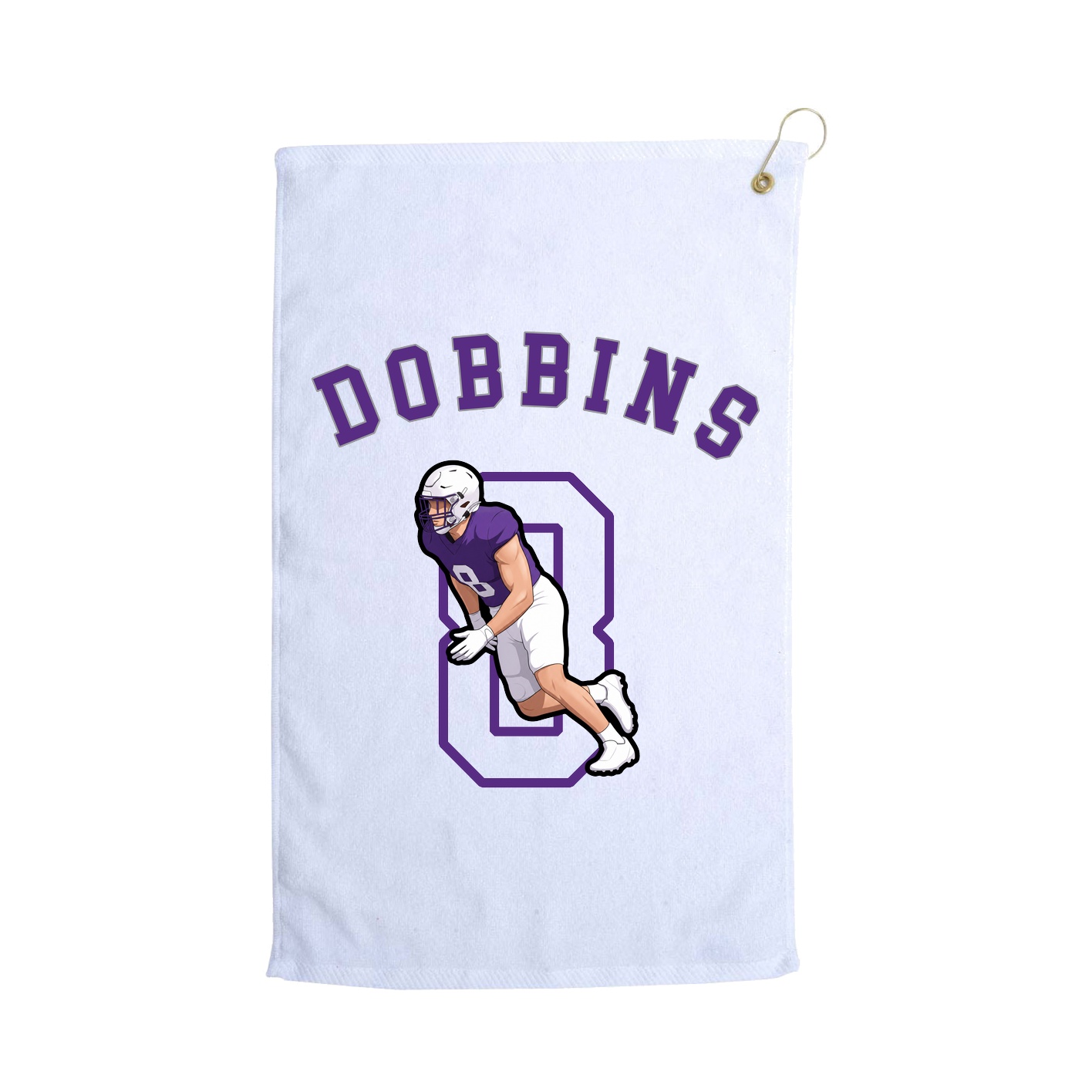 Golf Towel — Shirsey Arch in White