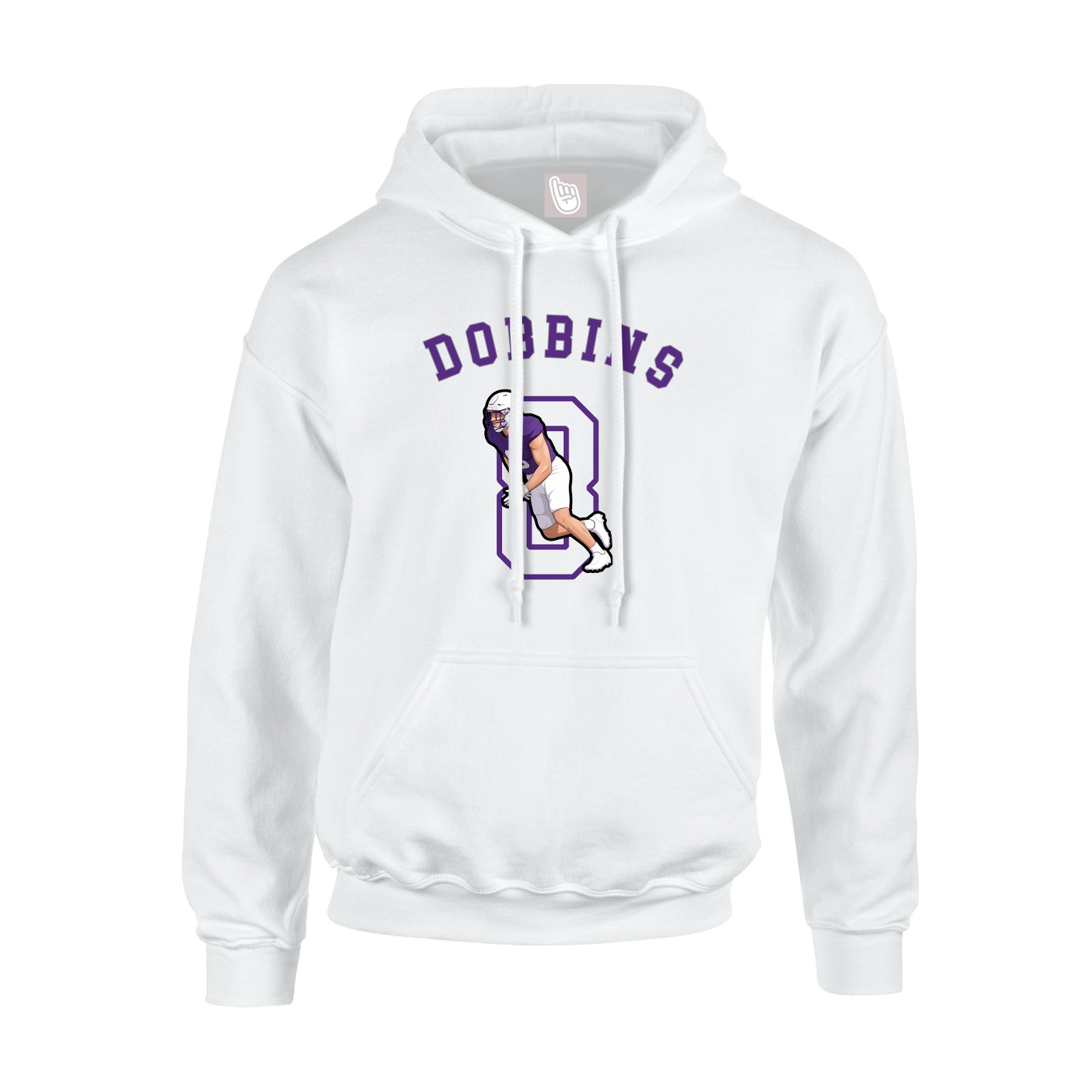 Youth Hoodie — Shirsey Arch in White