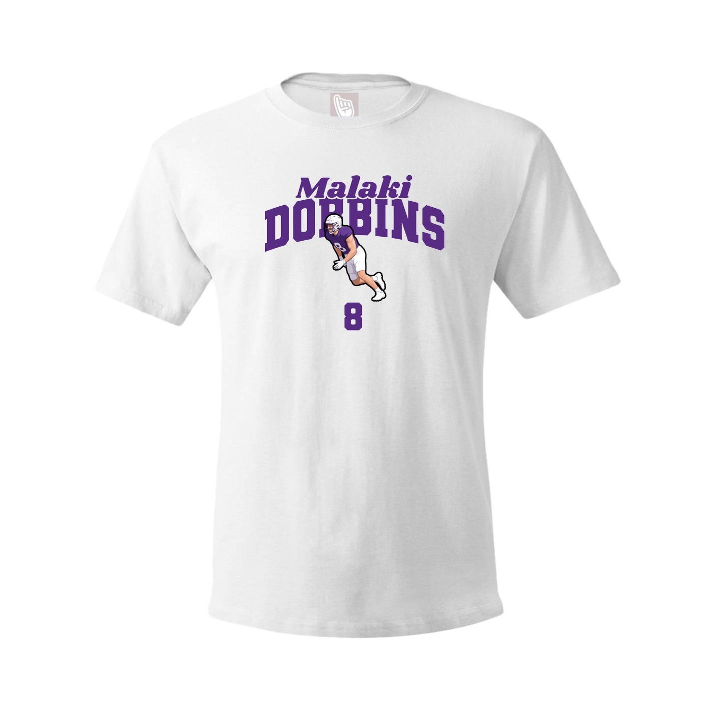 Youth Tee — Signature Arch in White