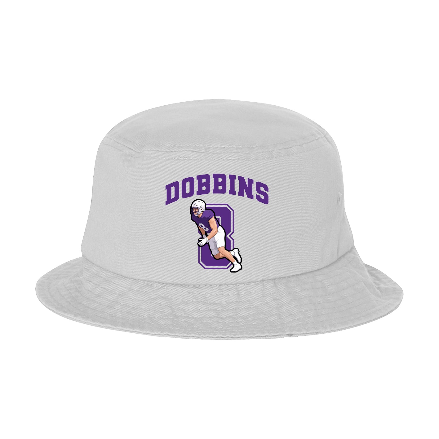 Bucket Cap — Number in White
