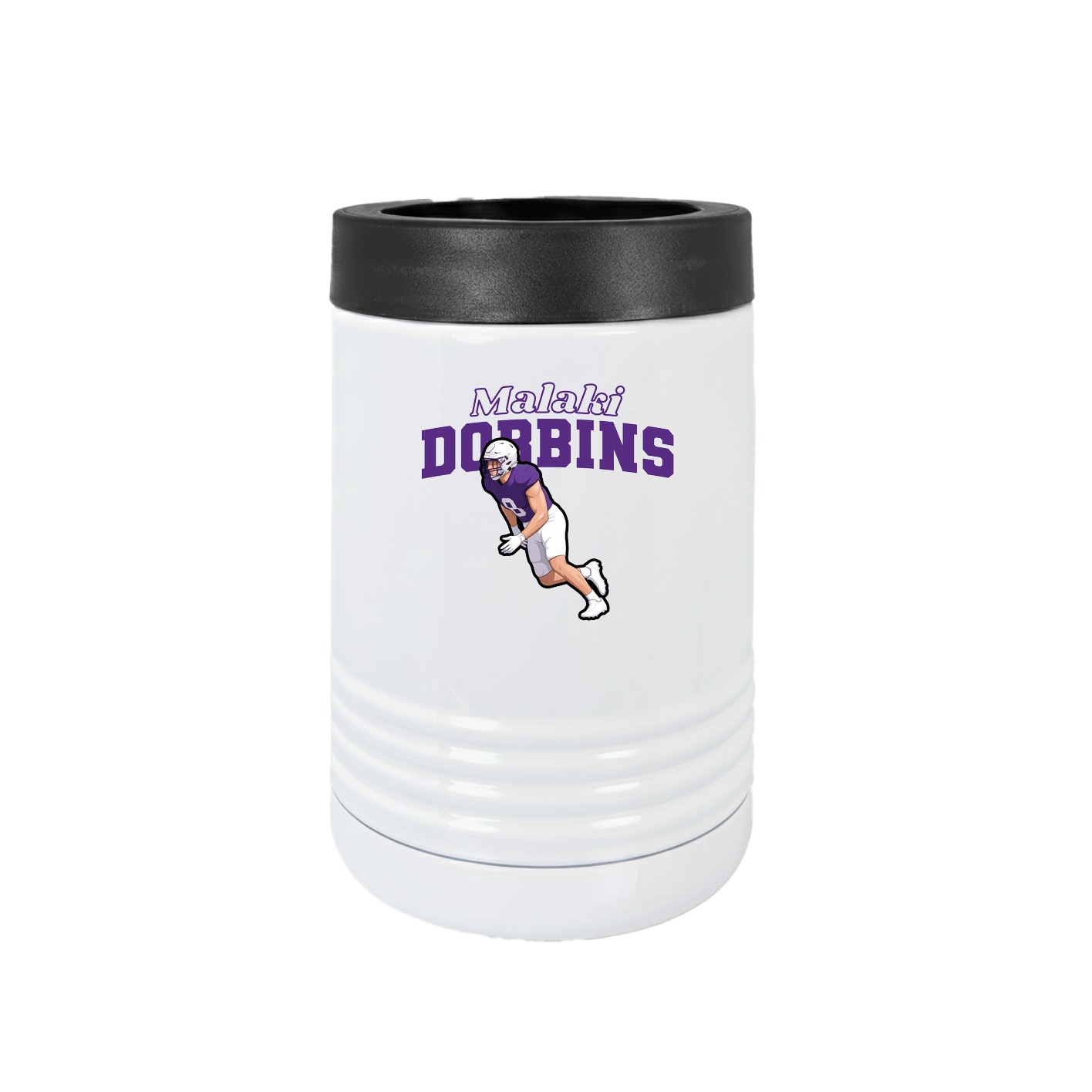 Beverage Holder — Name Arch in White