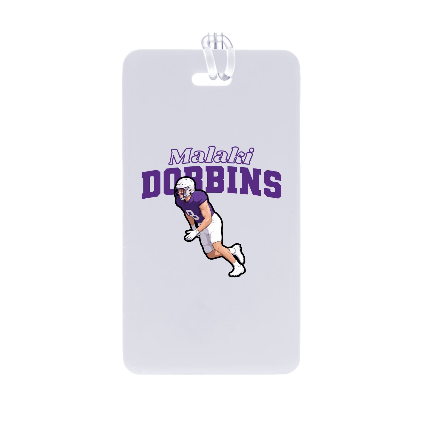 Bag Tag — Name Arch in Classic