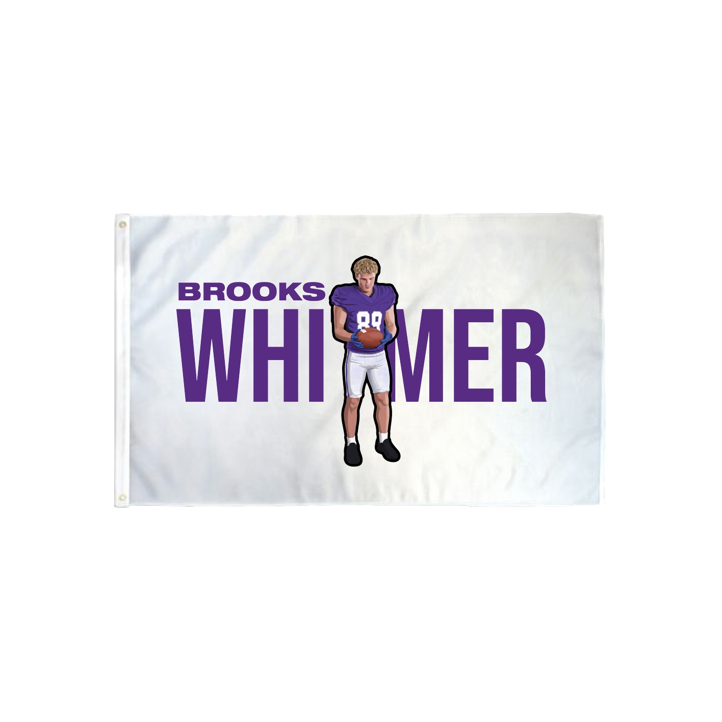 3x5 Flag — Player Name in Classic
