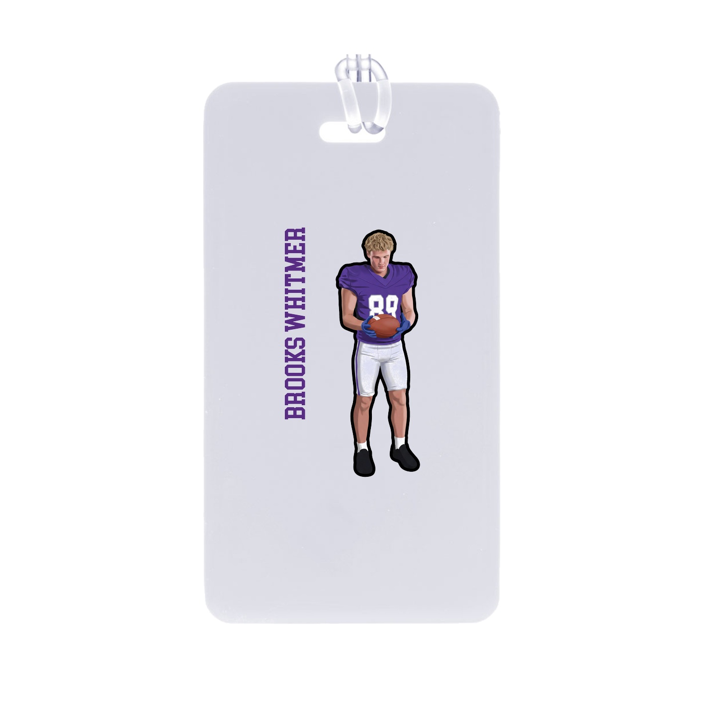 Bag Tag — Name Vertical in Classic