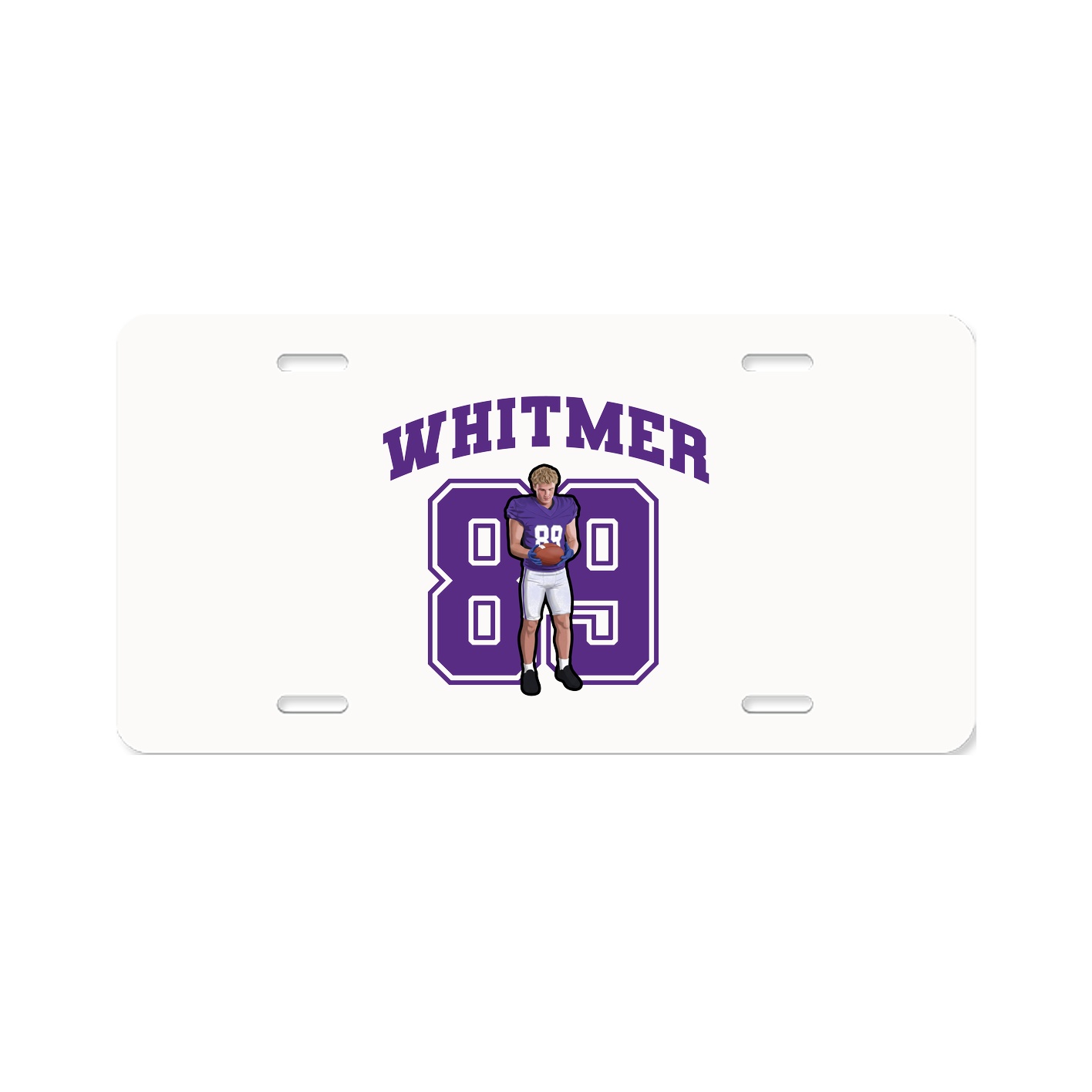 License Plate — Number in Classic