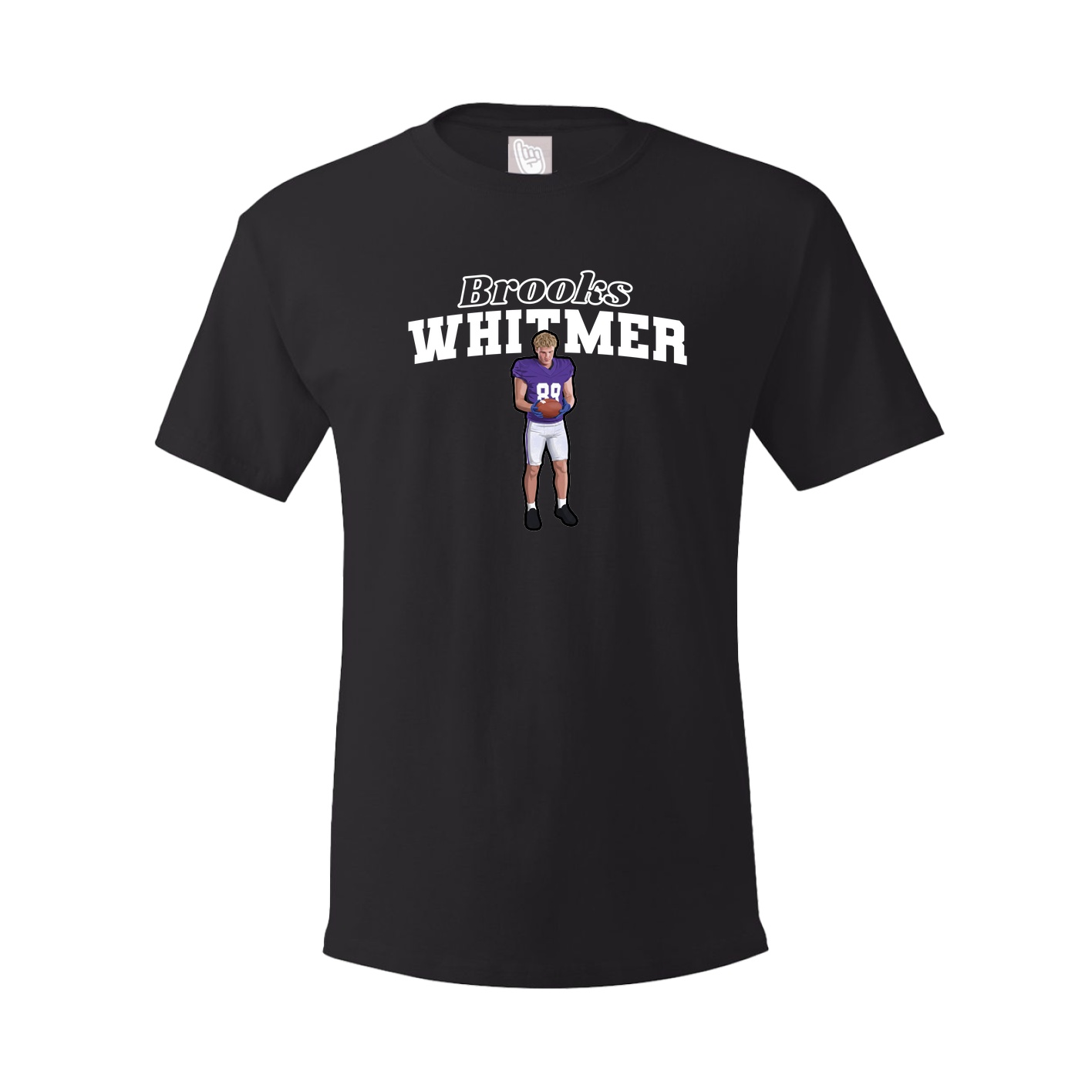 Youth Tee — Name Arch in Black