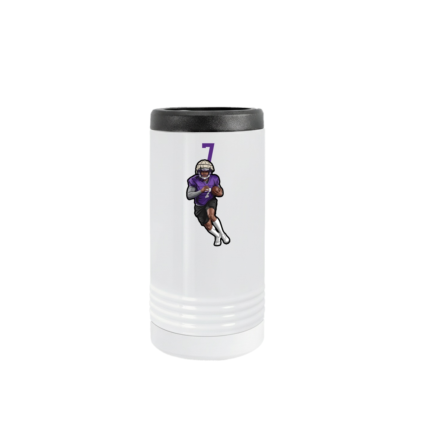 Slim Beverage Holder — Number Top in White
