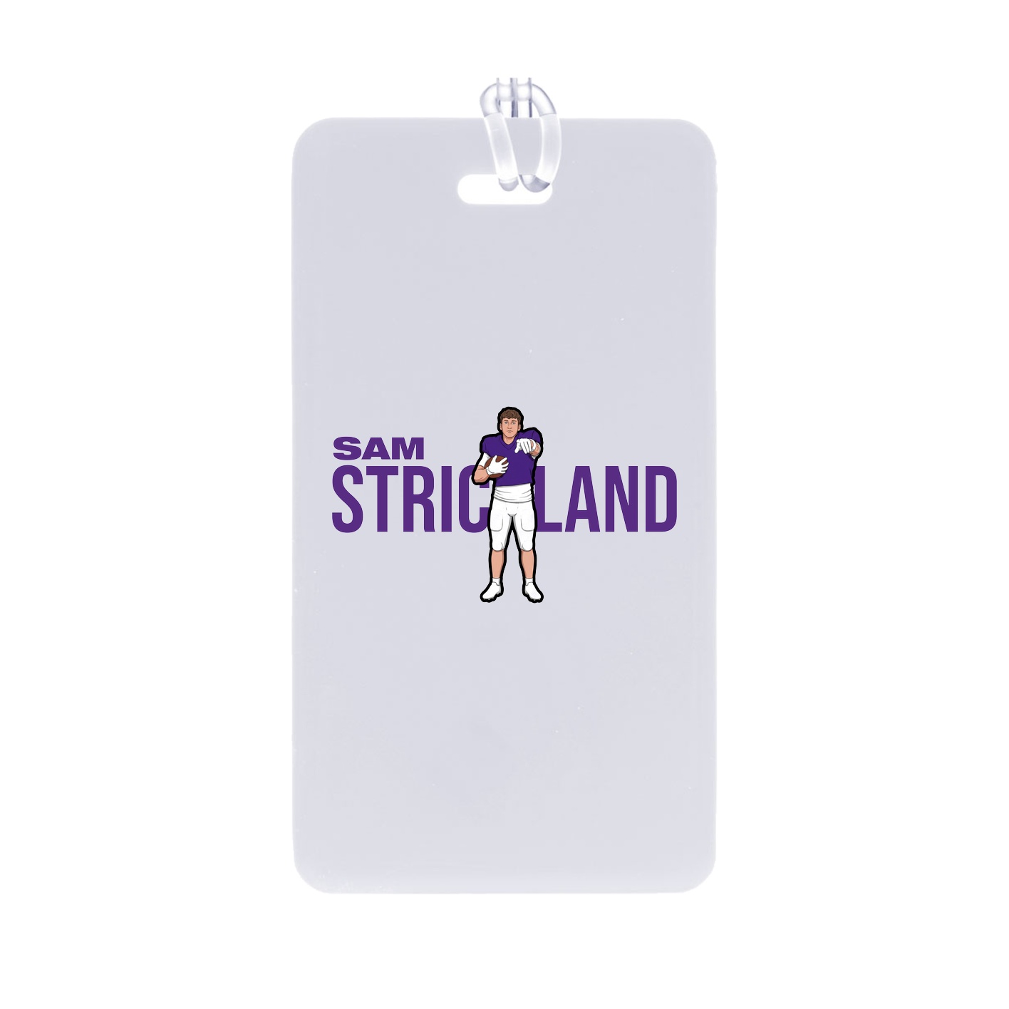 Bag Tag — Player Name in Classic