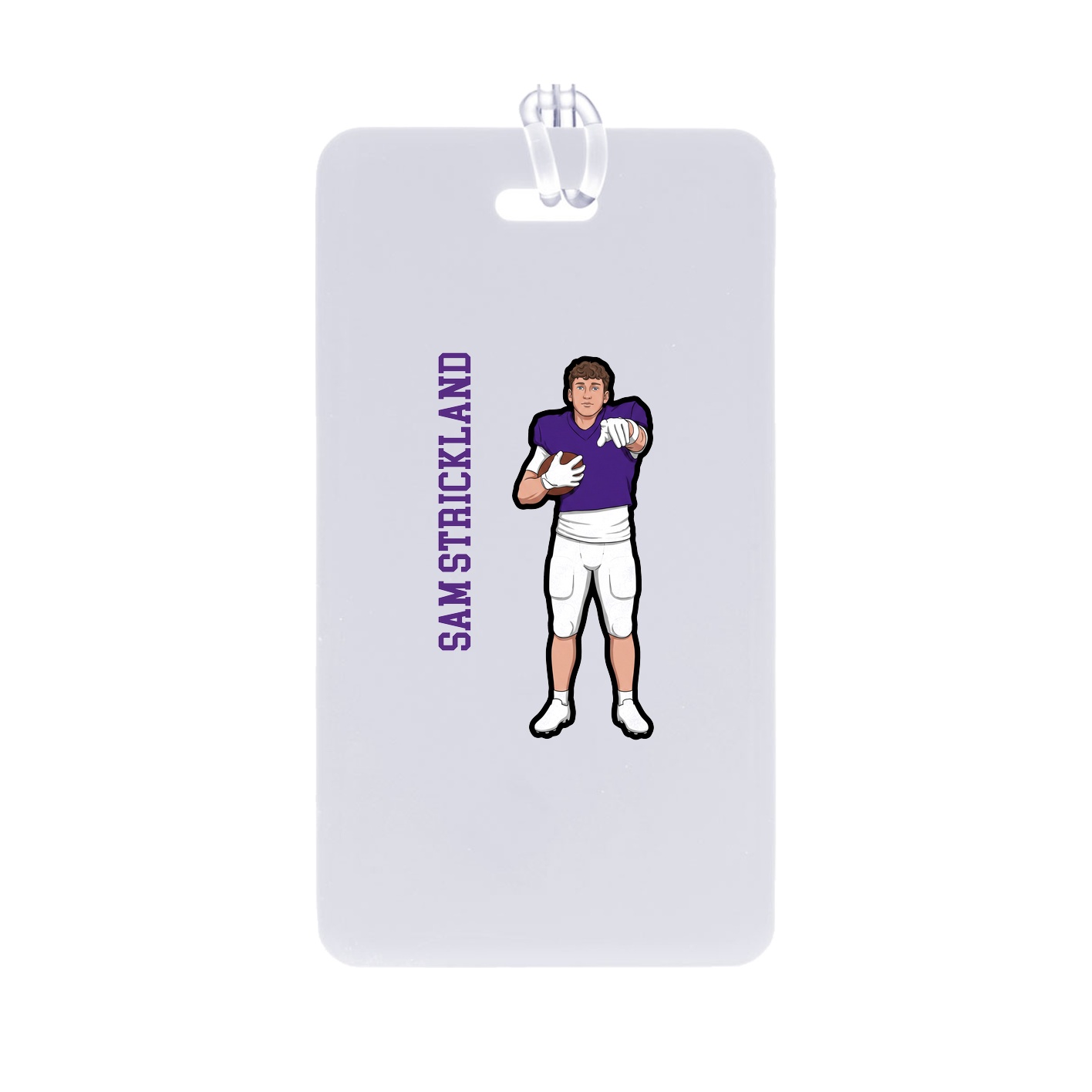 Bag Tag — Name Vertical in Classic