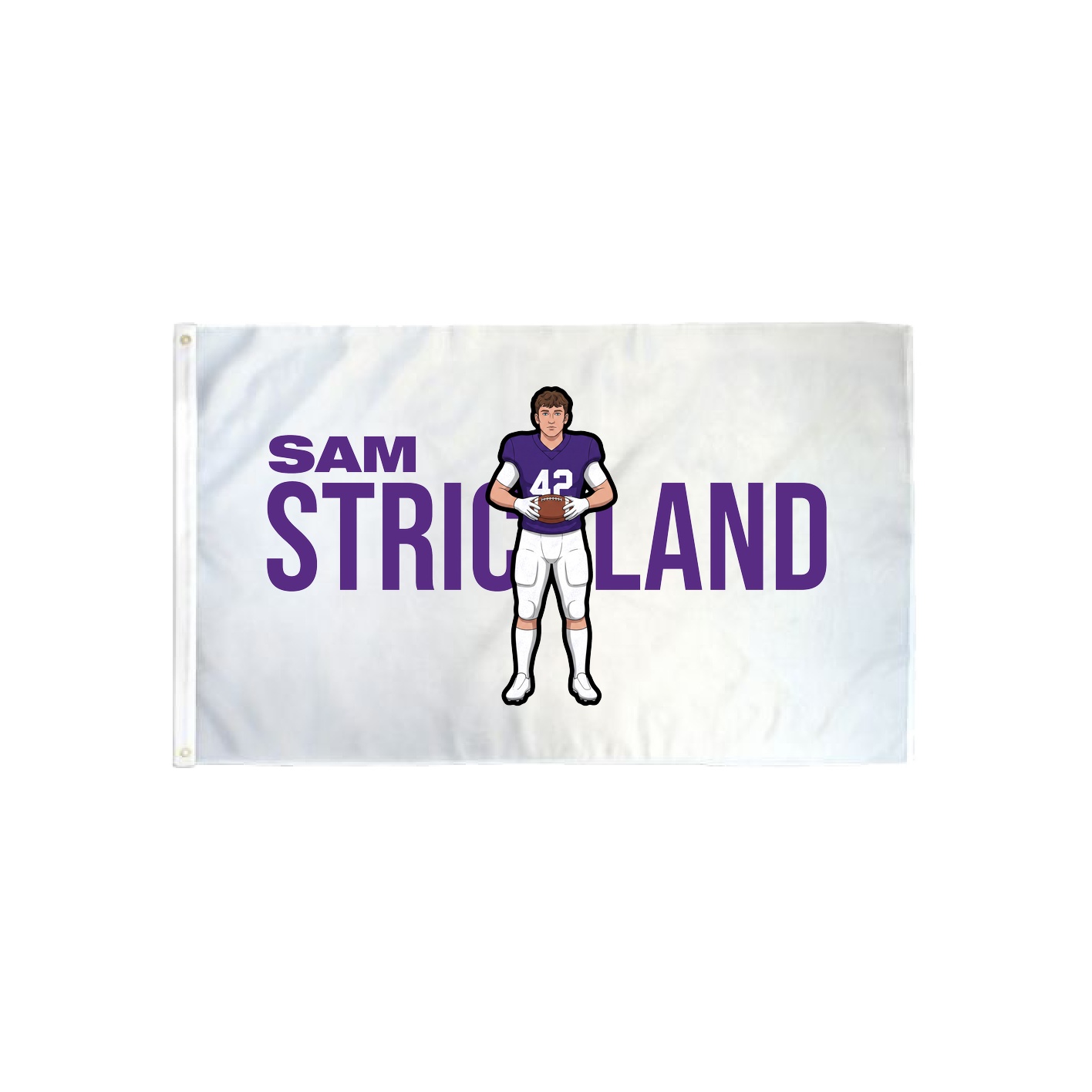 3x5 Flag — Player Name in Classic