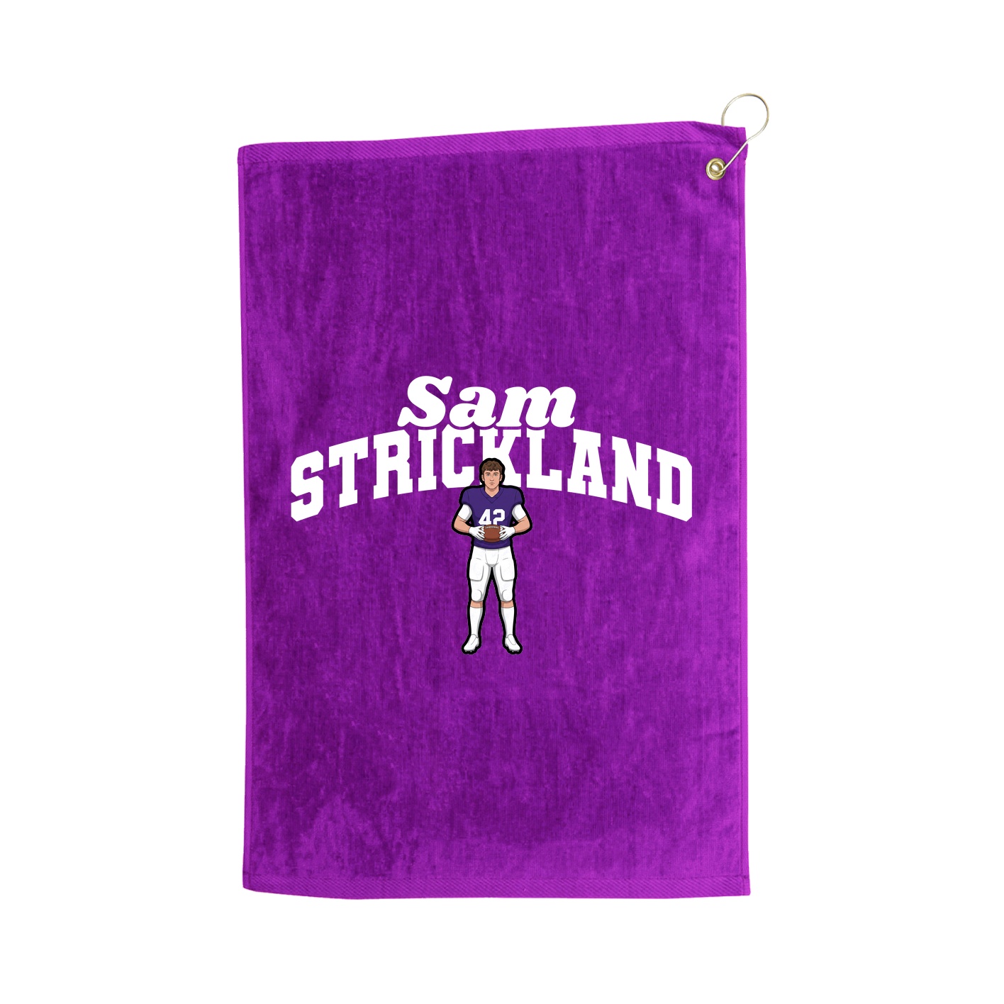 Golf Towel — Signature Arch in Purple