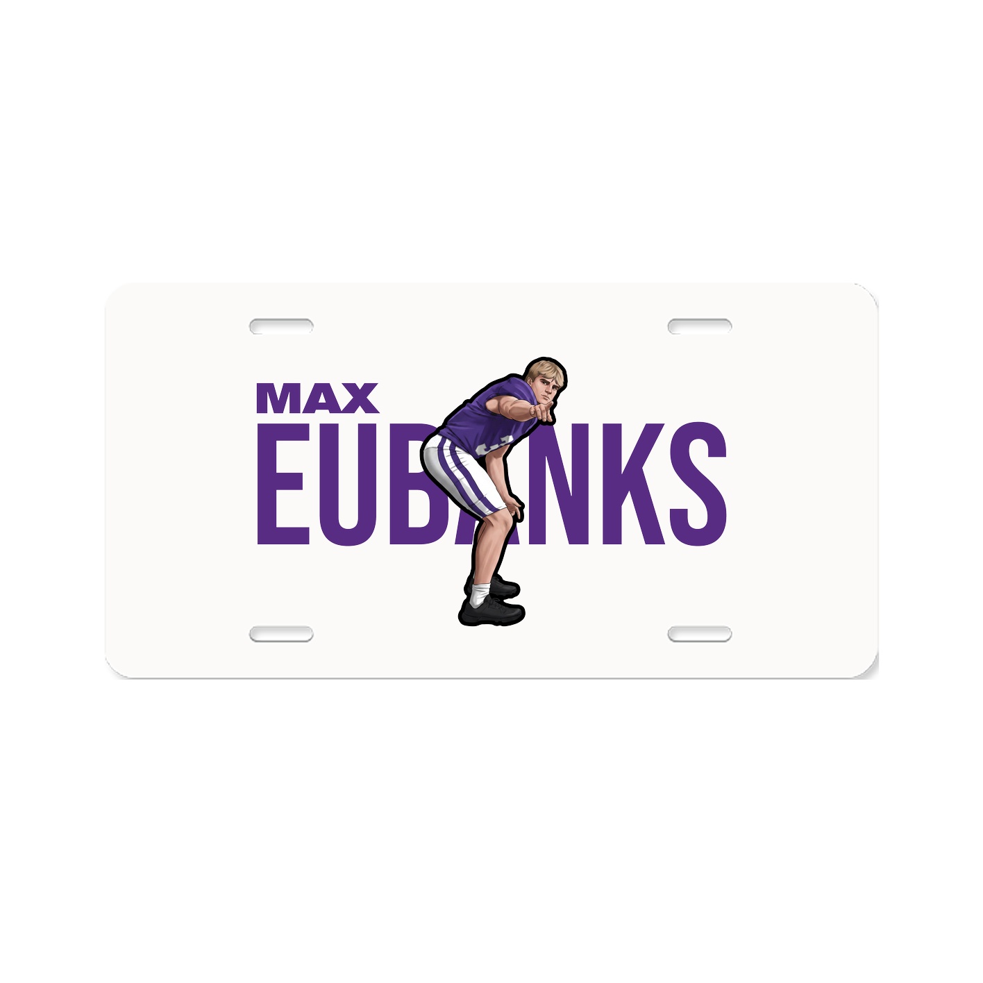 License Plate — Player Name in Classic