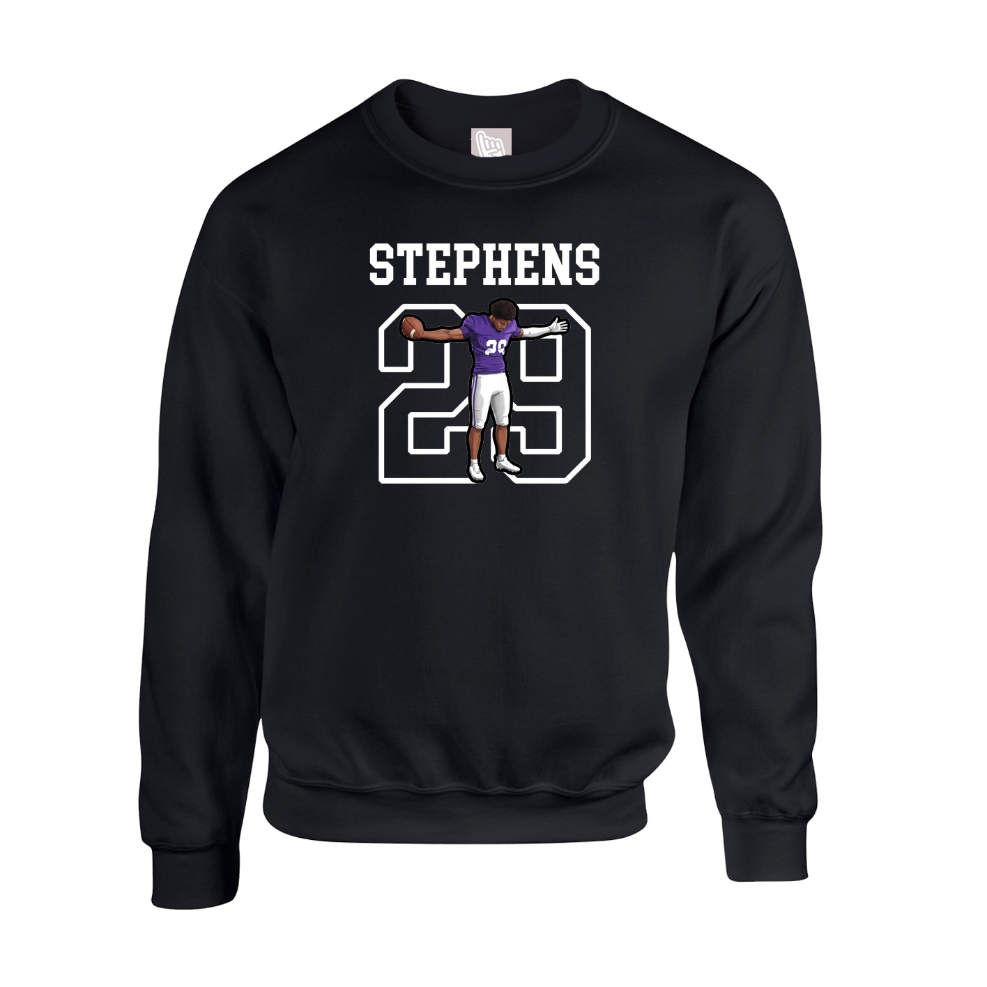 Fleece Crew — Shirsey in Black