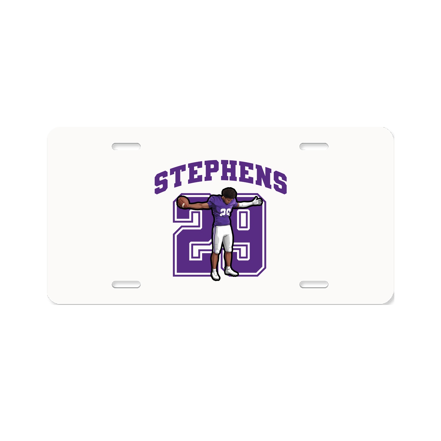 License Plate — Number in Classic