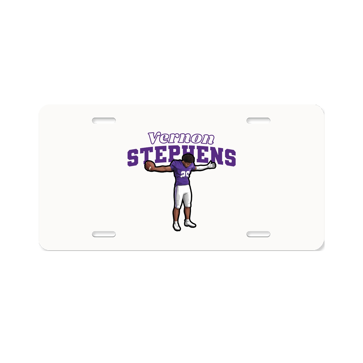 License Plate — Name Arch in Classic