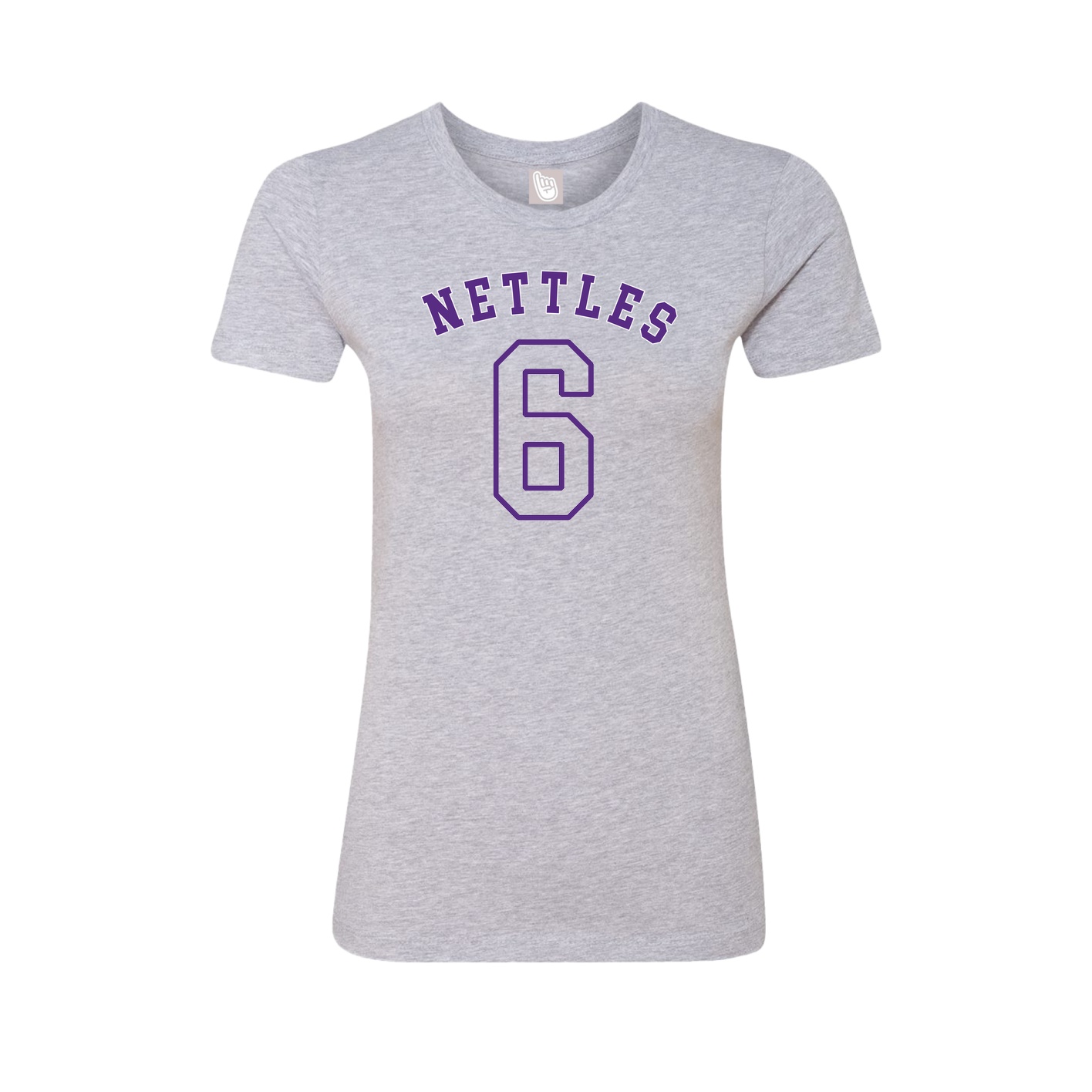 Fitted Women's Tee — Shirsey Arch in Grey
