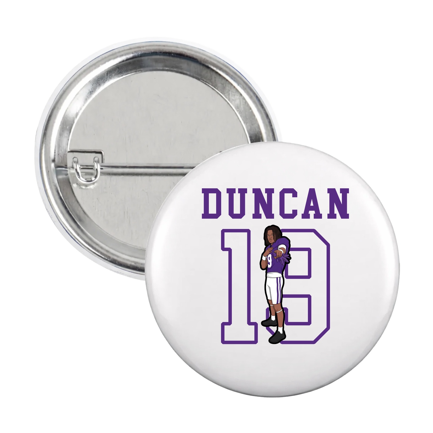 Game Day Button — Shirsey in White