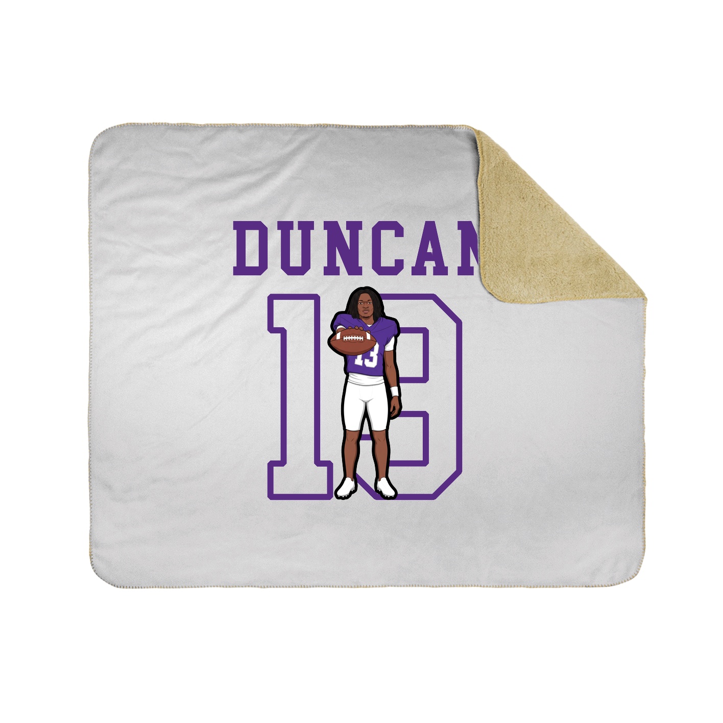 Throw Blanket — Shirsey in White